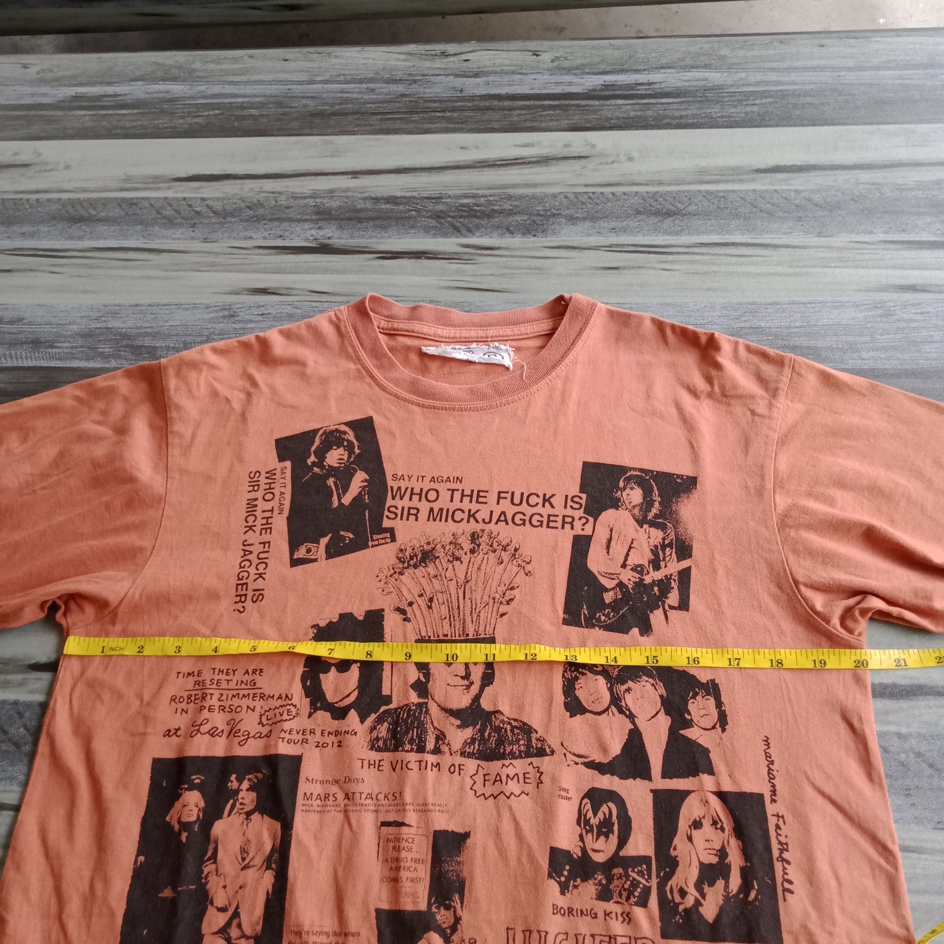 Band Tees RARE WHO THE FUCK IS MICK JAGGER SHIRT Size US M / EU 48-50 / 2 - 13 Thumbnail