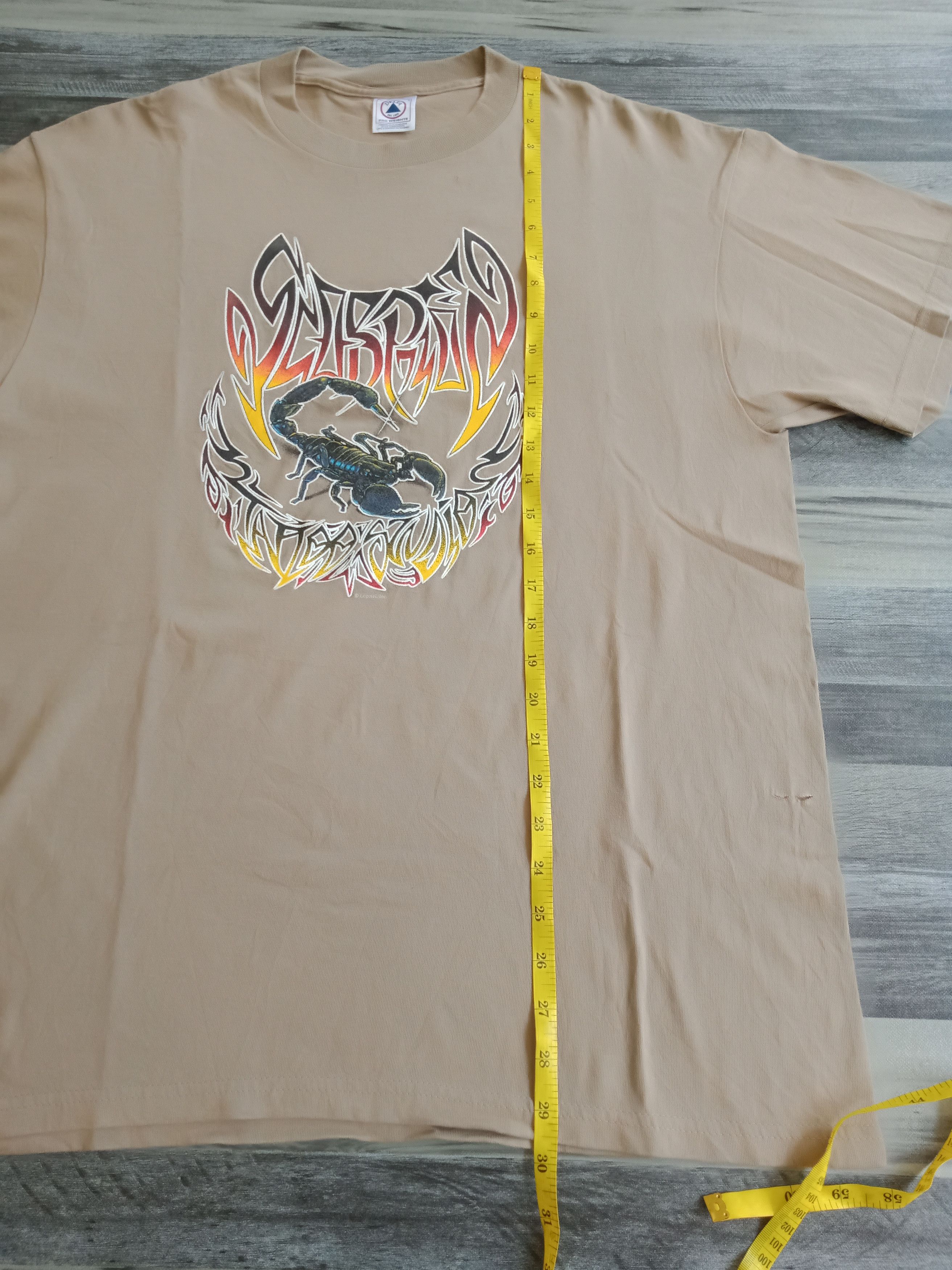 Band Tees × Delta × Vintage Vintage Y2K Scorpion Band Shirt Size US L / EU 52-54 / 3 - 18 Thumbnail
