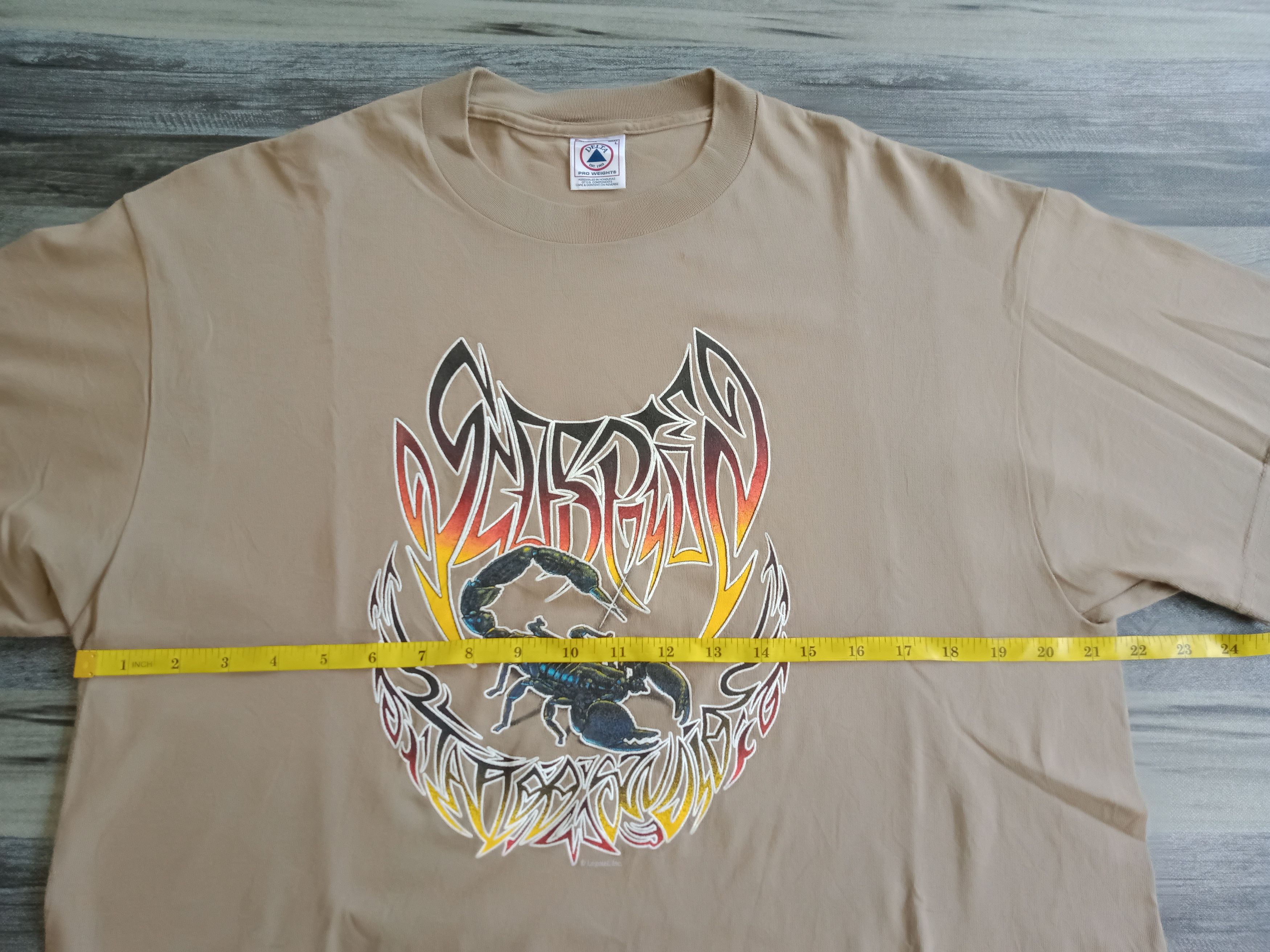 Band Tees × Delta × Vintage Vintage Y2K Scorpion Band Shirt Size US L / EU 52-54 / 3 - 16 Thumbnail