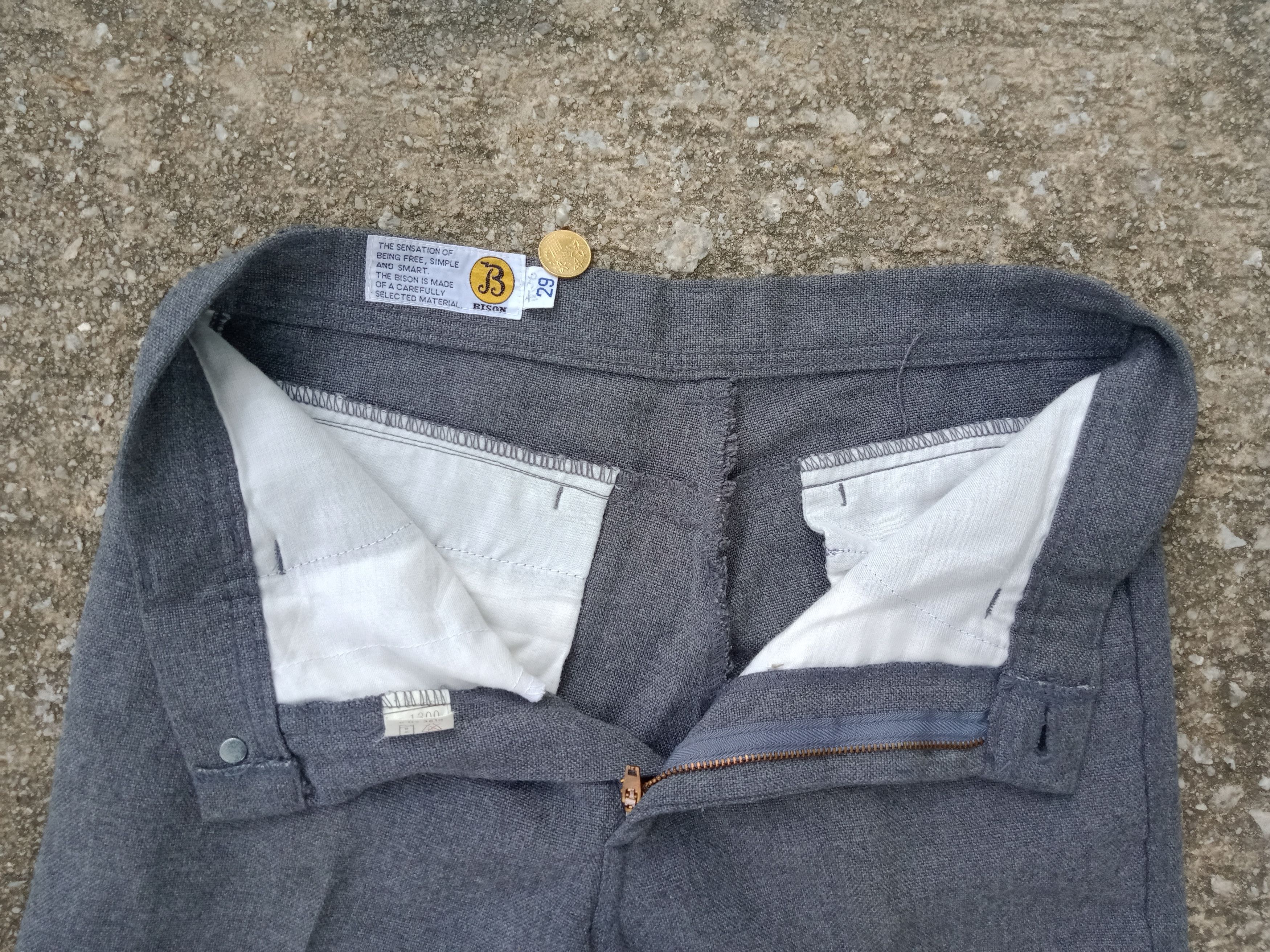 Japanese Brand × Vintage Vintage Bison Boot Cut Pants Size US 29 - 10 Thumbnail