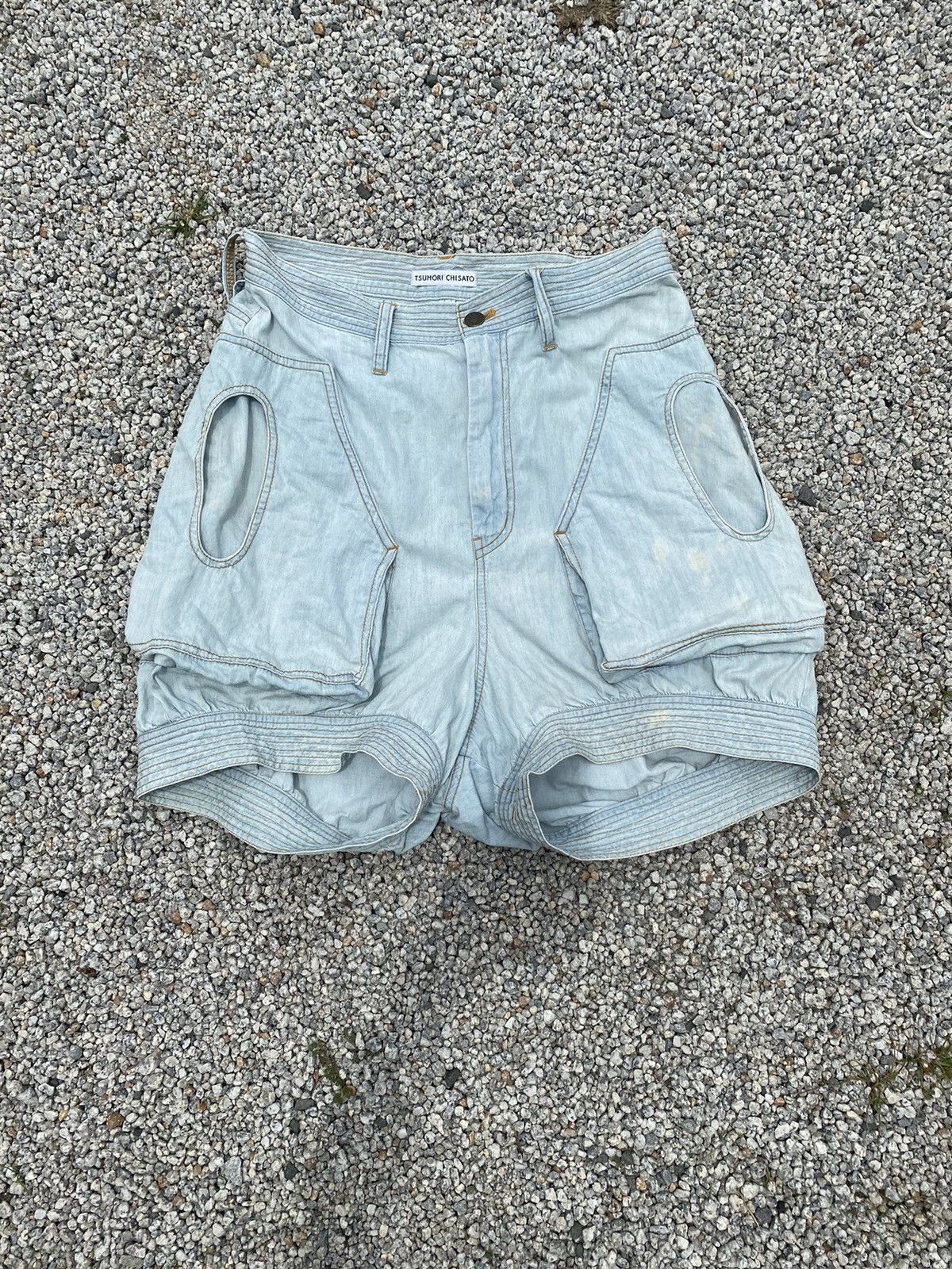 Tsumori Chisato Tsumori Chisato Cargo Shorts Size 30" / US 8 / IT 44 - 1 Thumbnail