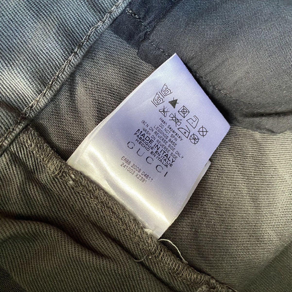 Gucci SS09 Over Dye Elastic Bondage Jeans Size 28" / US 6 / IT 42 - 10 Thumbnail