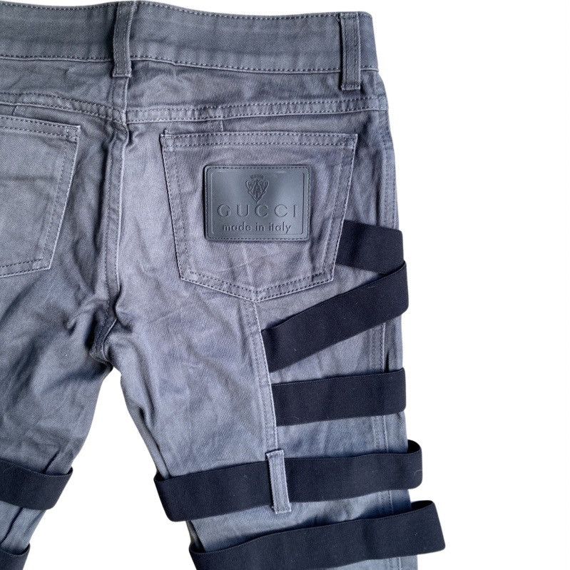 Gucci SS09 Over Dye Elastic Bondage Jeans Size 28" / US 6 / IT 42 - 4 Thumbnail