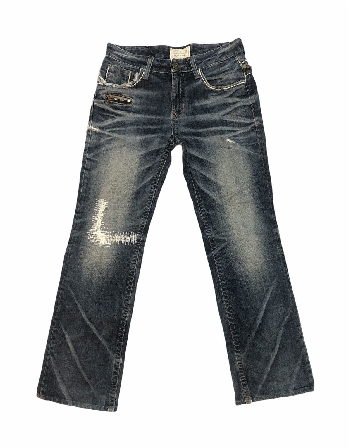Undercover LOLITA FLARE JEANS Distressed Denim Size 33 Size US 33 - 1 Thumbnail