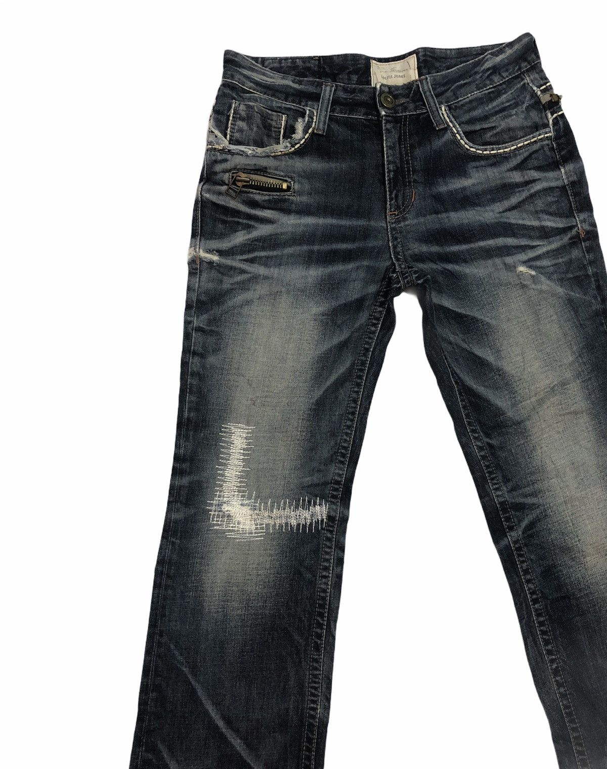 Undercover LOLITA FLARE JEANS Distressed Denim Size 33 Size US 33 - 3 Thumbnail