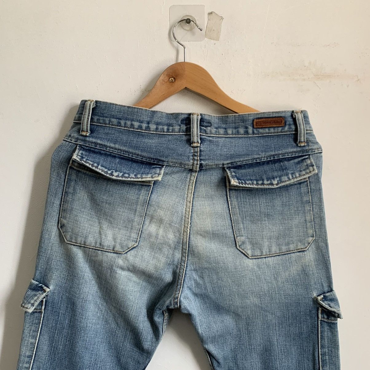 Hysteric Glamour Big John Flare TRASHED Jeans Denim Size US 32 / EU 48 - 8 Thumbnail