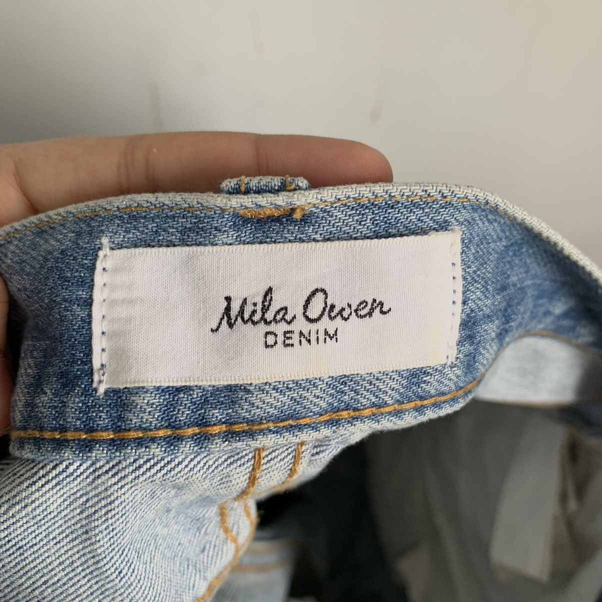Japanese Brand Milan Owen Flare Denim Jeans Size US 27 - 8 Thumbnail