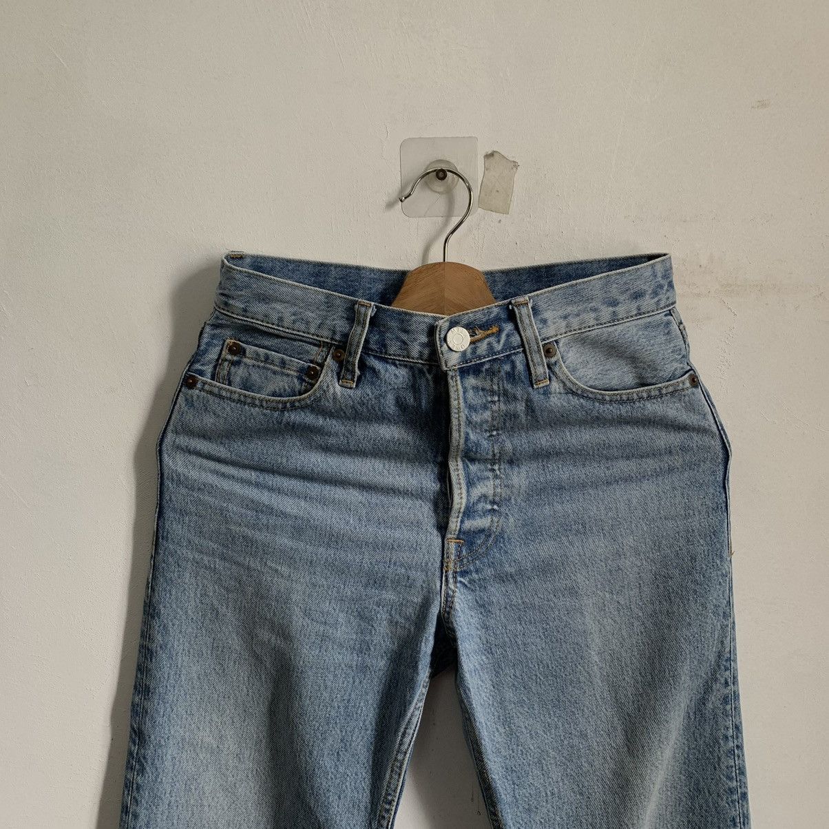 Japanese Brand Milan Owen Flare Denim Jeans Size US 27 - 3 Thumbnail