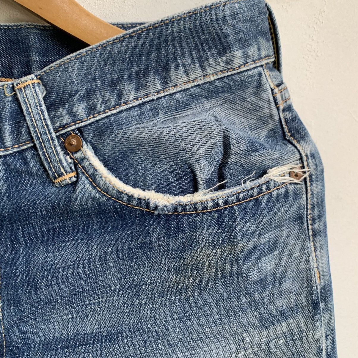 Edwin Edwin 800sx Flare Japanese Brand Jeans Denim Size US 30 / EU 46 - 7 Thumbnail