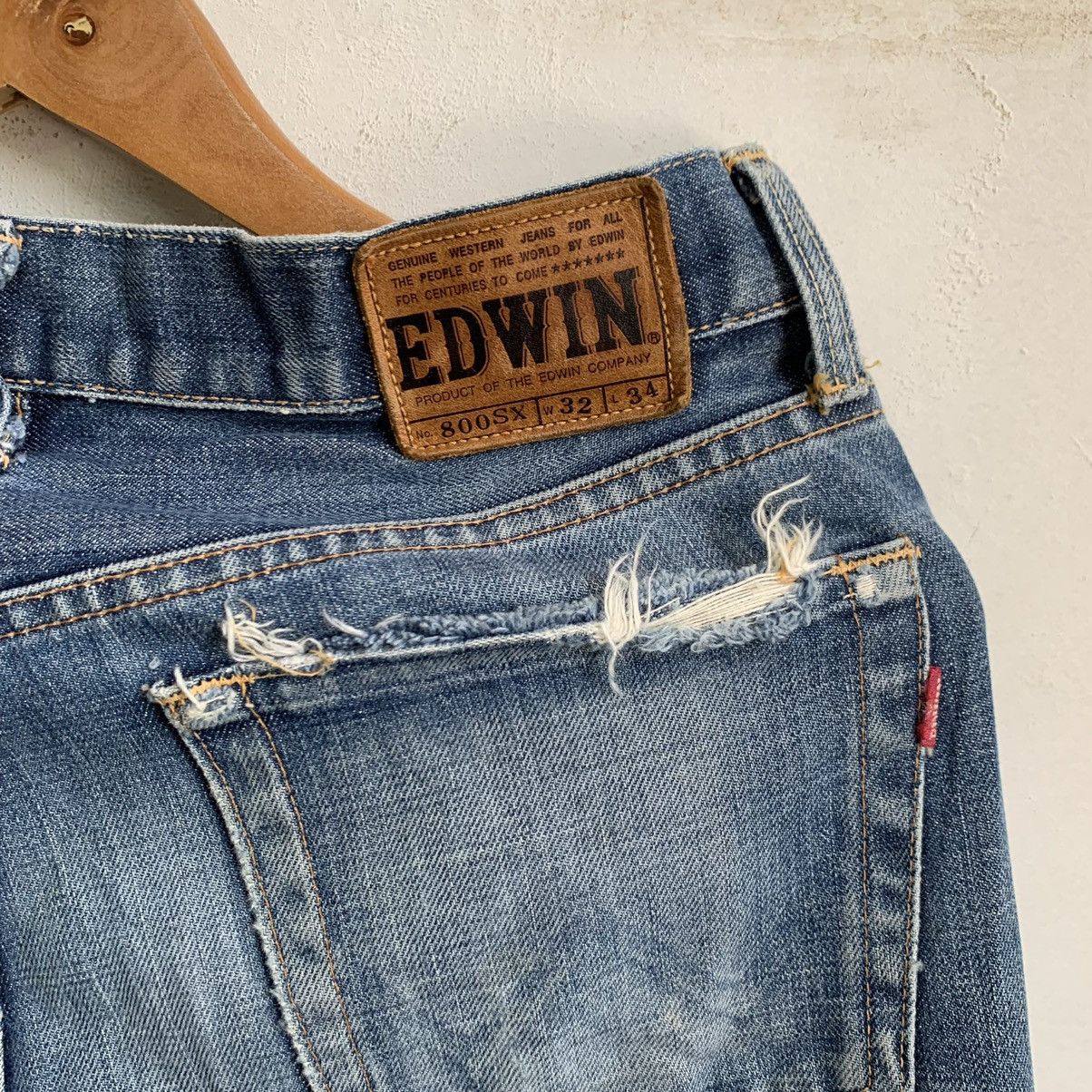 Edwin Edwin 800sx Flare Japanese Brand Jeans Denim Size US 30 / EU 46 - 10 Thumbnail