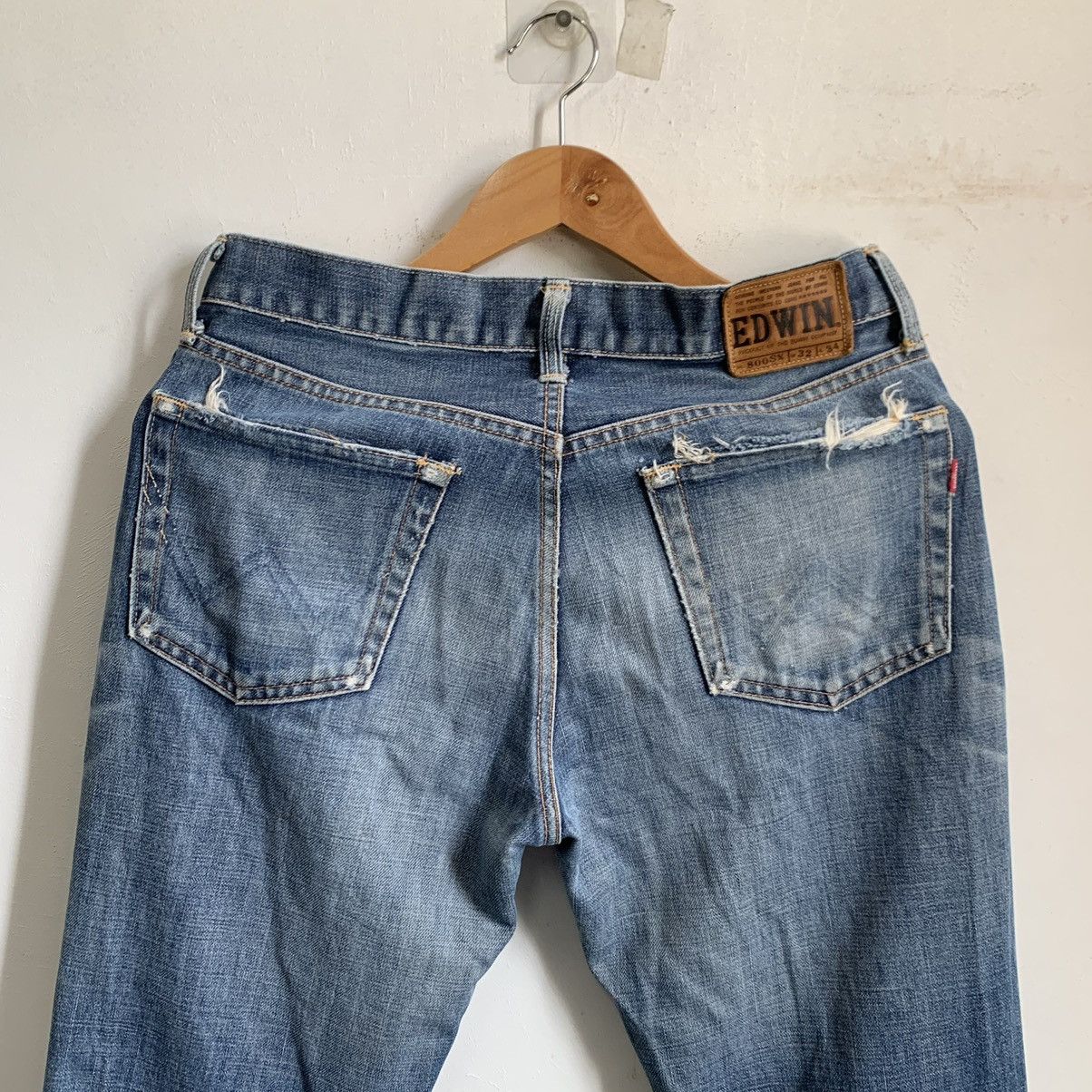 Edwin Edwin 800sx Flare Japanese Brand Jeans Denim Size US 30 / EU 46 - 9 Thumbnail