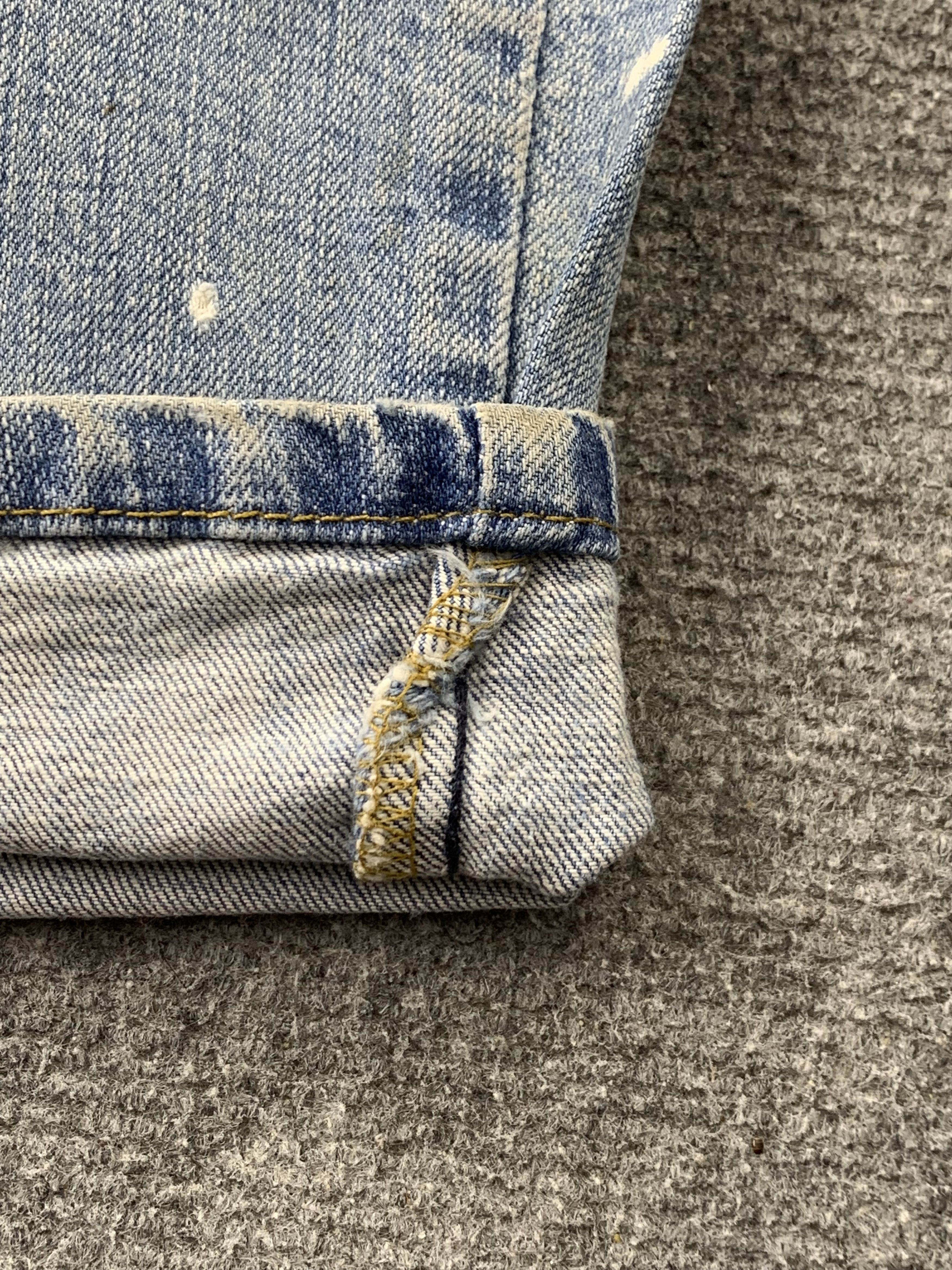 Levi's Vintage Levis Signature Faded Blue Jeans DP2181 Size US 35 - 15 Thumbnail