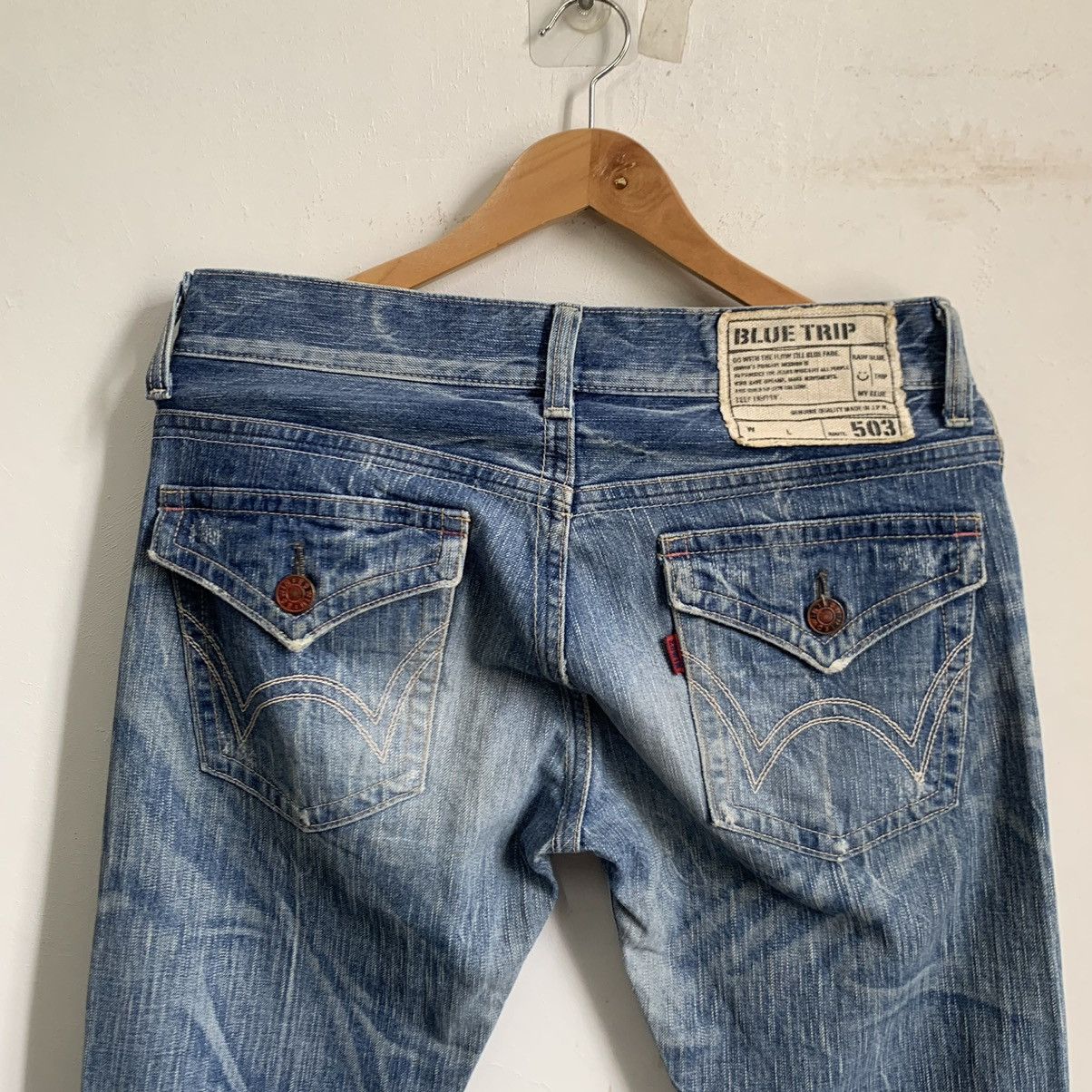 Edwin Edwin Blue Trip Flare Denim Jeans Size US 32 / EU 48 - 9 Thumbnail