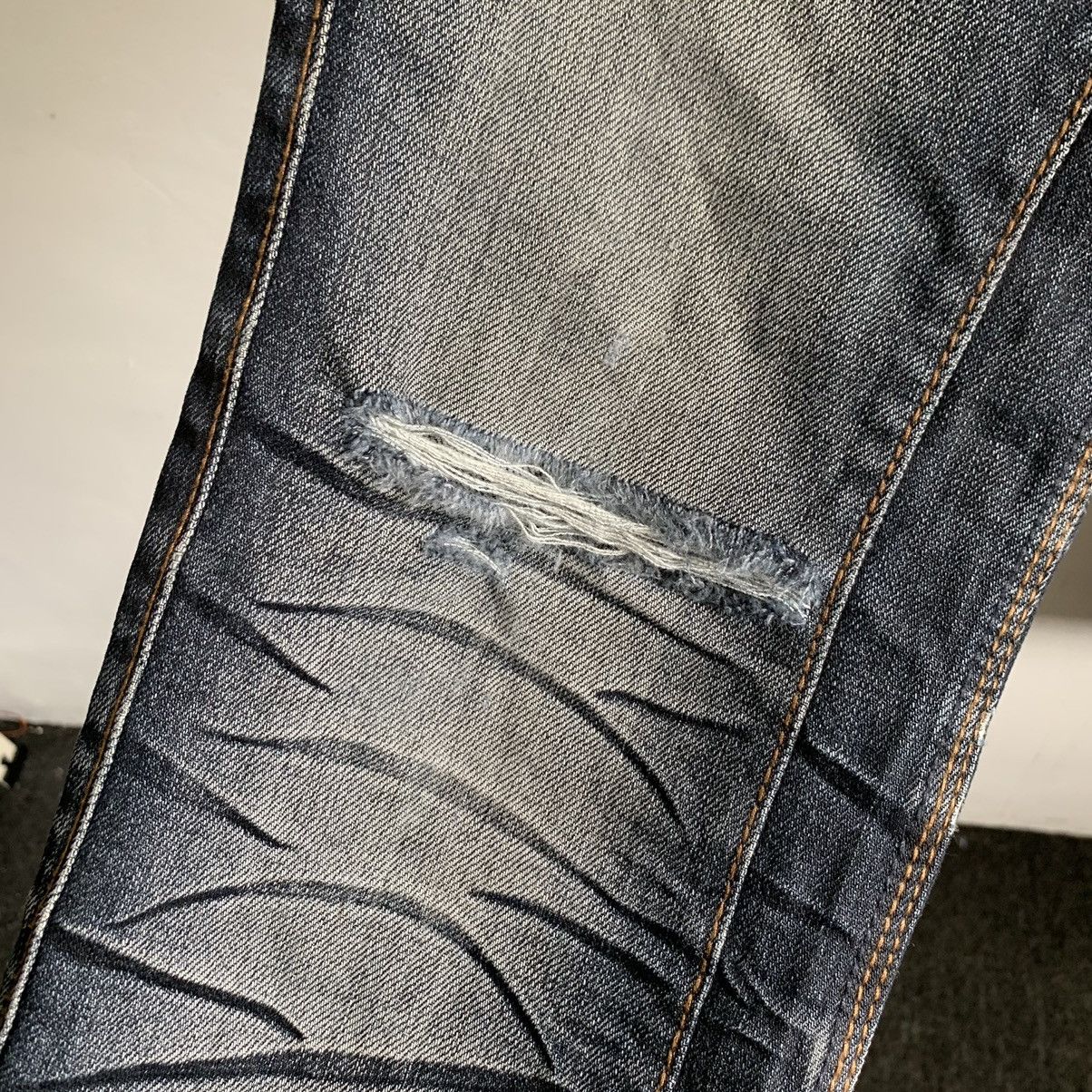 Japanese Brand Nicole Club Man Flare Distressed Denim Jeans Size US 32 / EU 48 - 6 Thumbnail