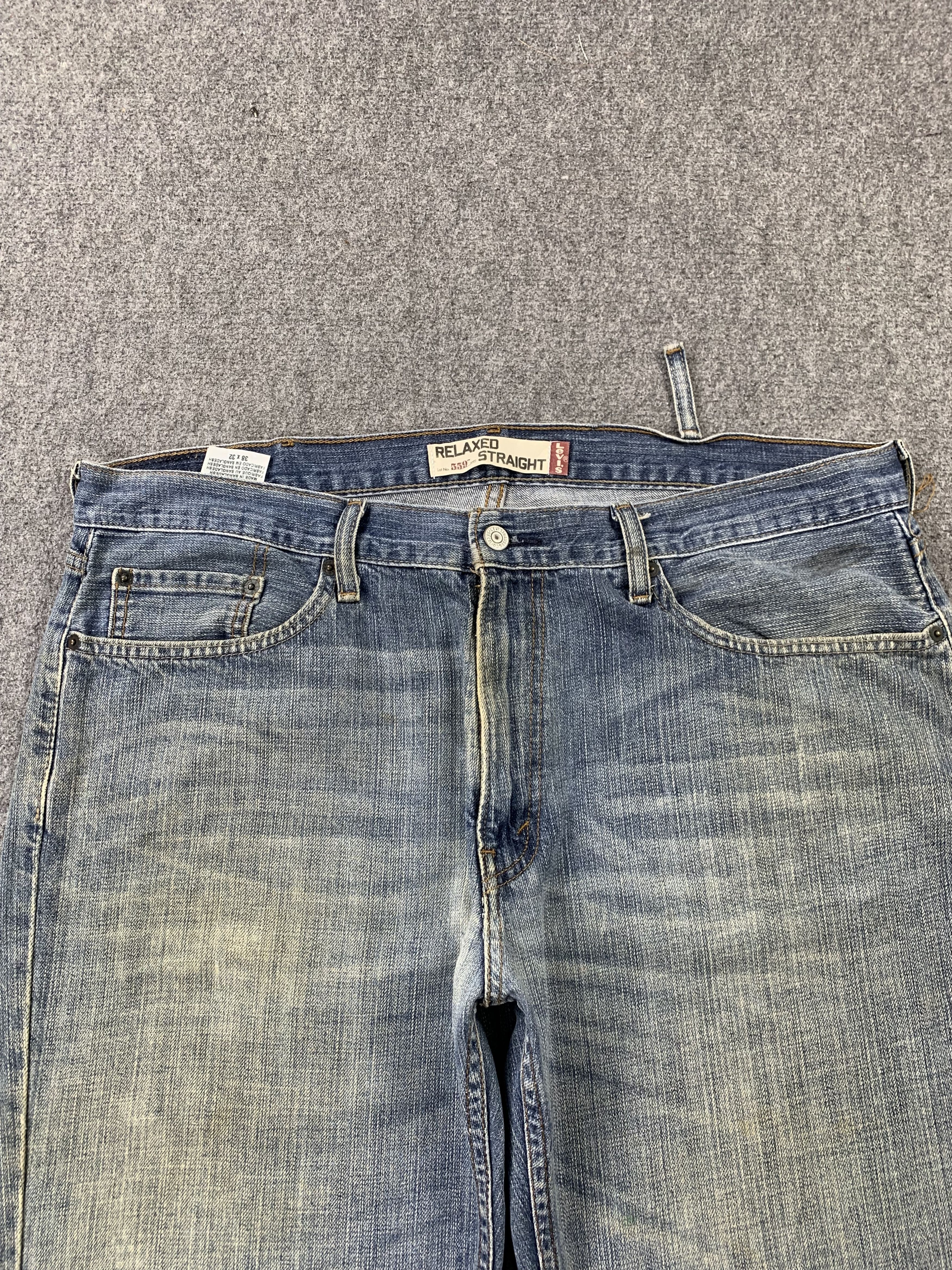 Levi's Vintage Levis 559 Faded Blue Jeans DP2183 Size US 39 - 2 Thumbnail