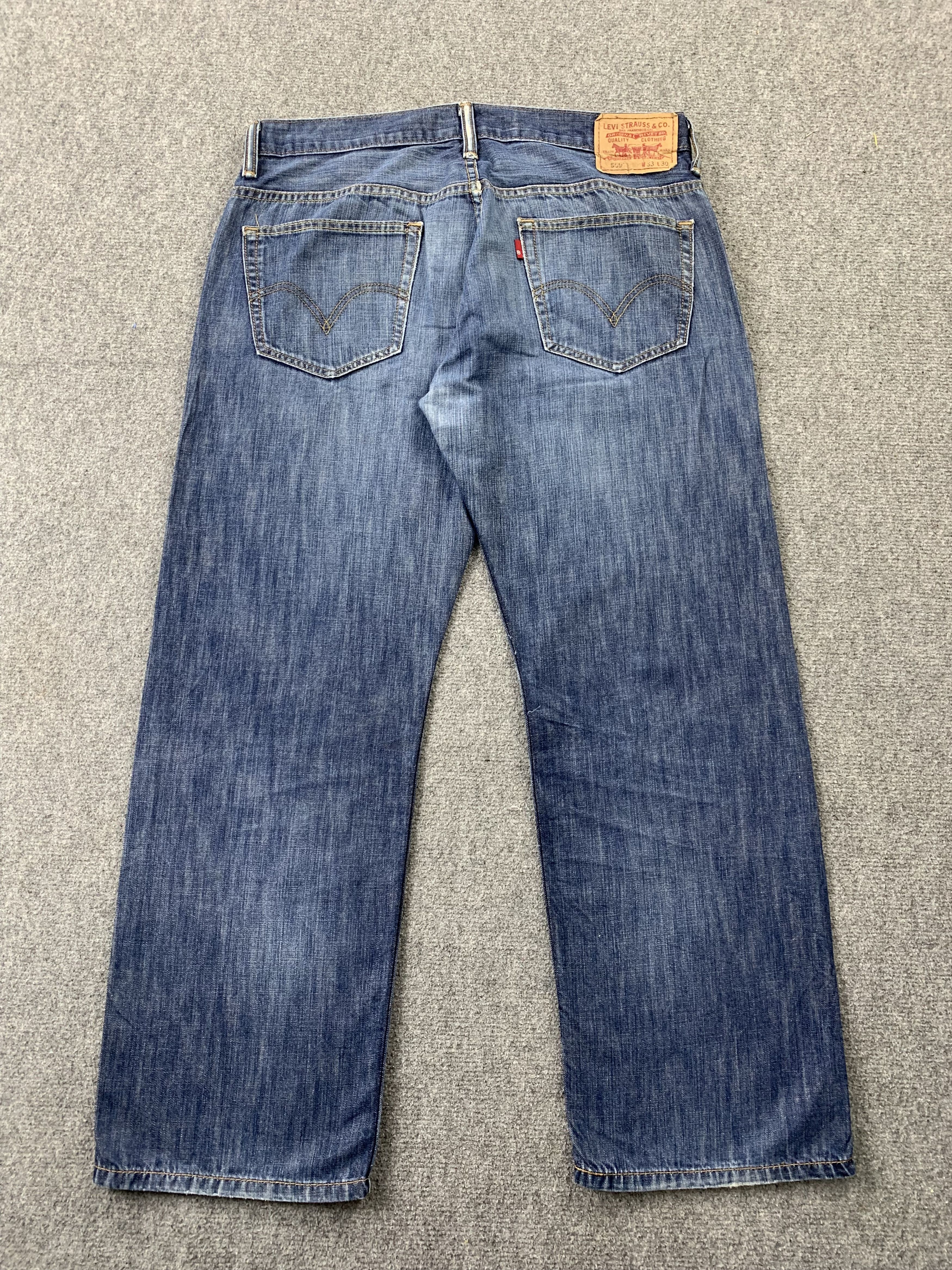 Levi's Vintage Levis 569 Faded Blue Jeans DP2184 Size US 33 - 3 Thumbnail