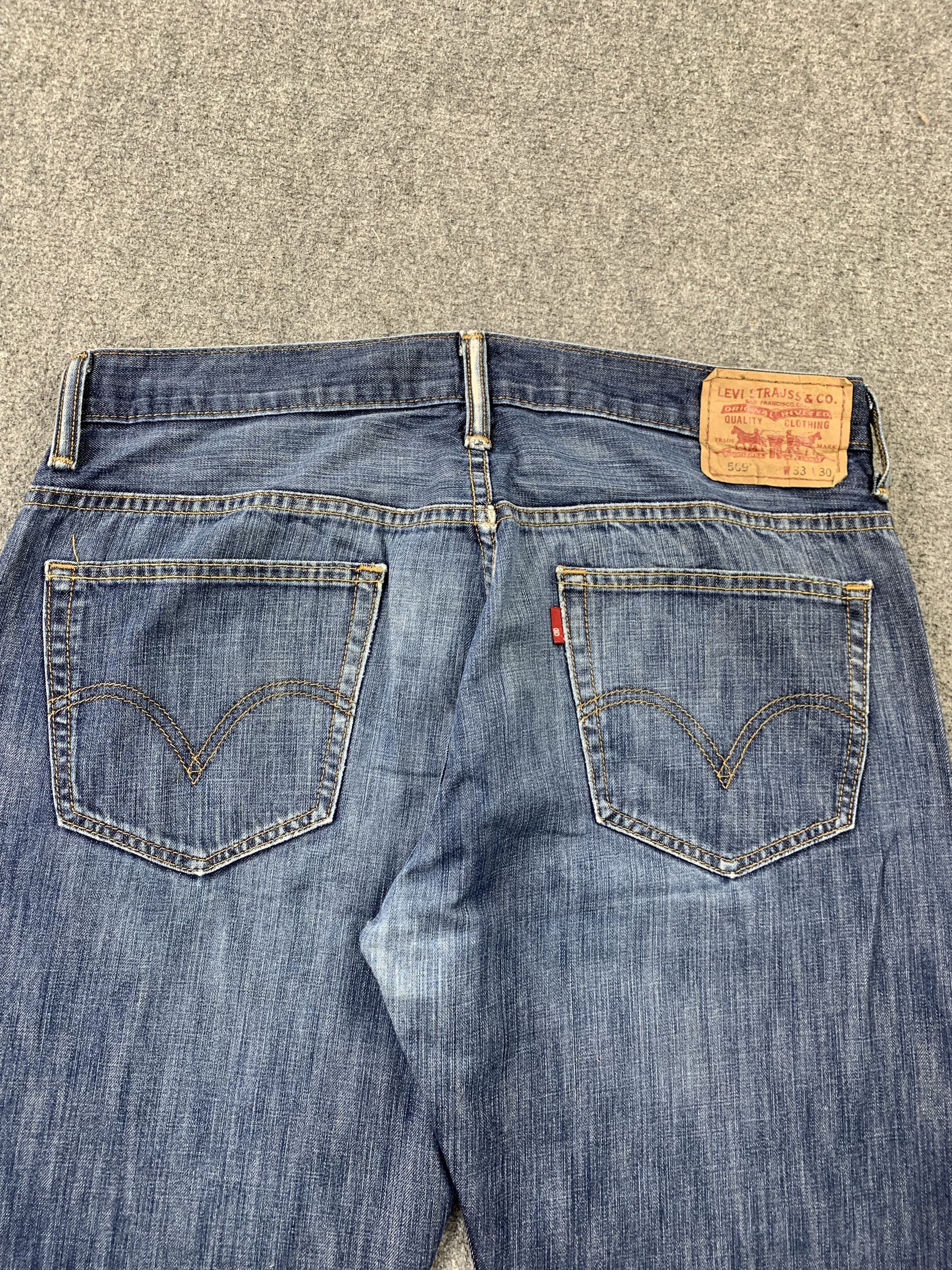 Levi's Vintage Levis 569 Faded Blue Jeans DP2184 Size US 33 - 4 Thumbnail