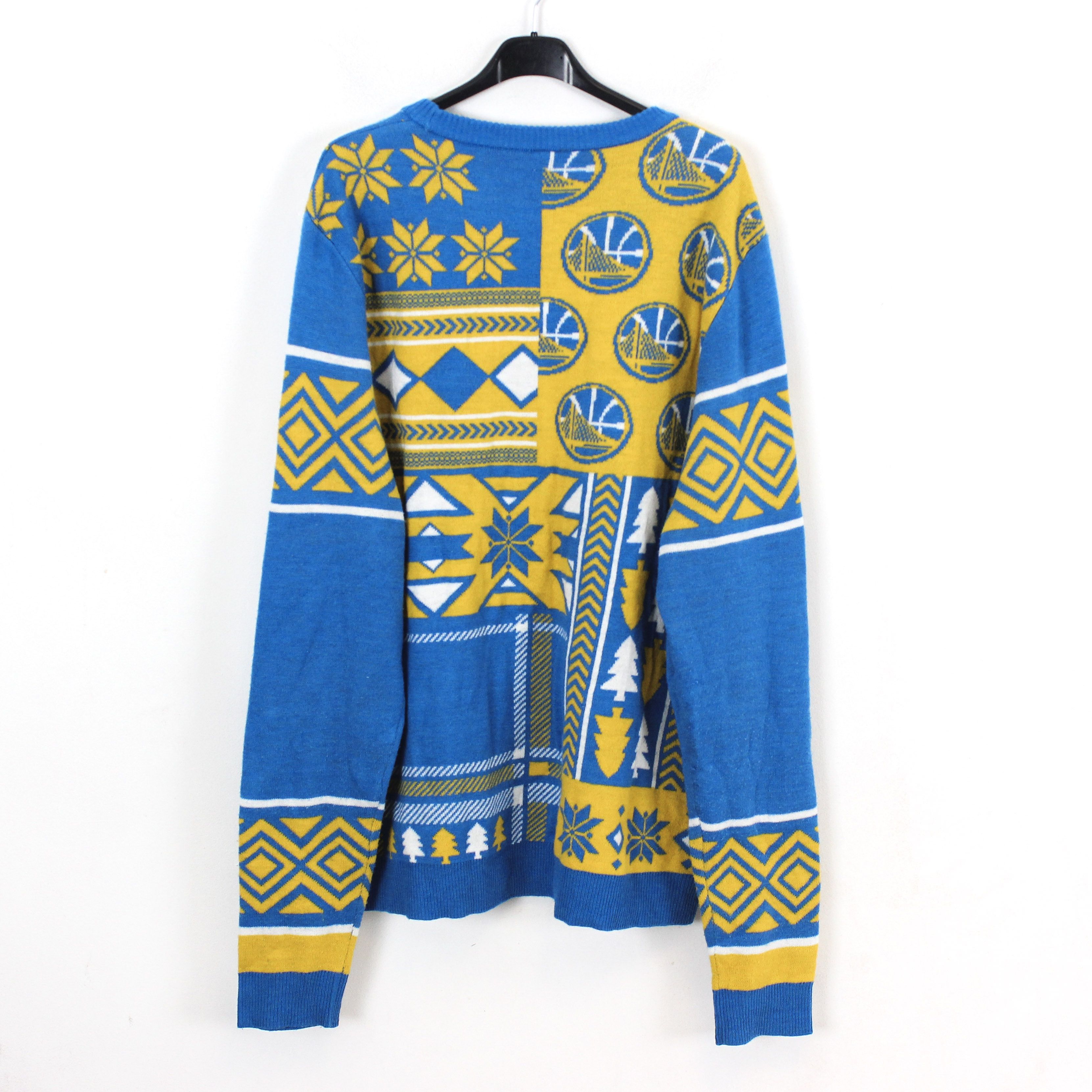 NBA Golden State Warriors Men XL Sweater Jumper Ugly Christmas Size US XL / EU 56 / 4 - 3 Thumbnail