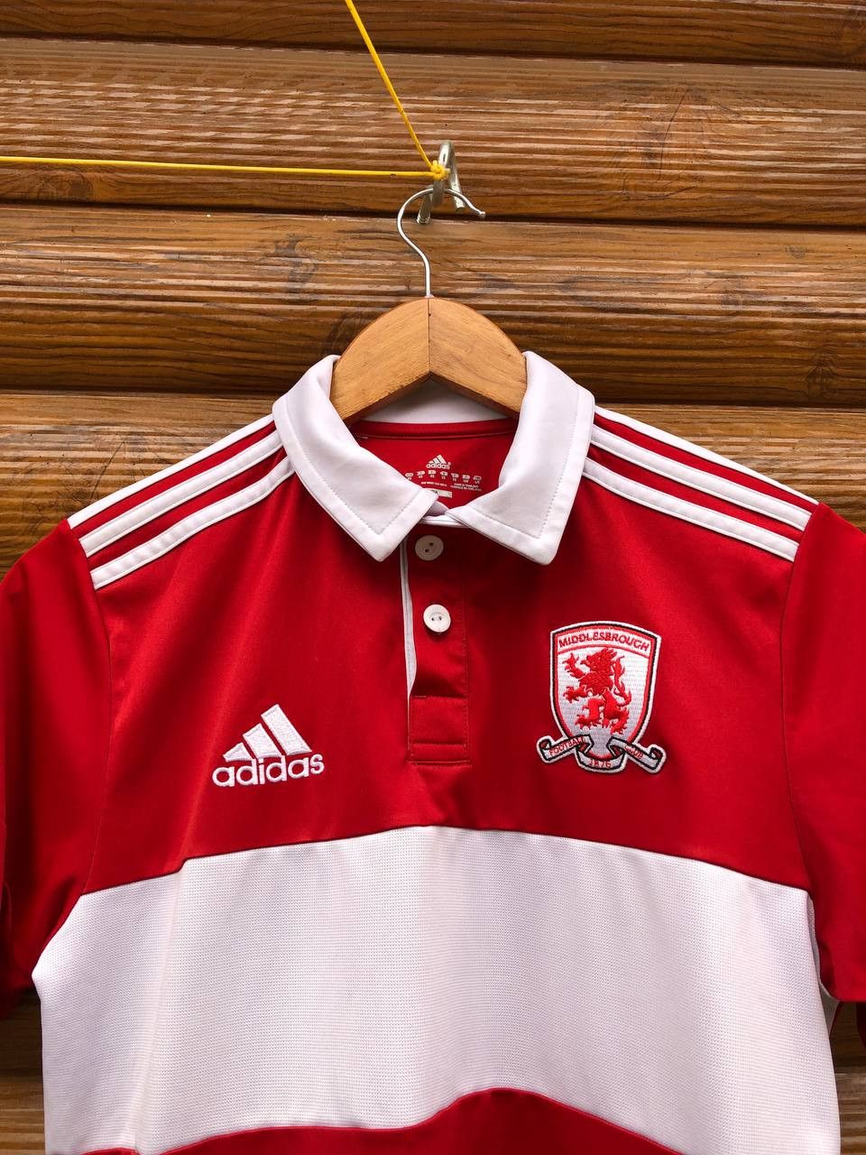 Adidas FC MIDDLESBROUGH ENGLAND HOME FOOTBALL SHIRT JERSEY Size US XS / EU 42 / 0 - 2 Thumbnail
