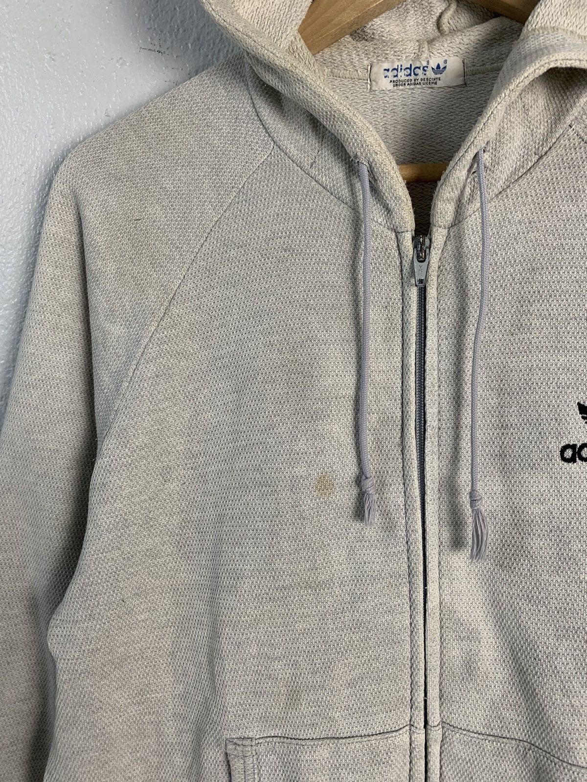 Adidas Vintage Adidas 3 Stripe Small Logo Zipper Hoodie Size US M / EU 48-50 / 2 - 6 Thumbnail