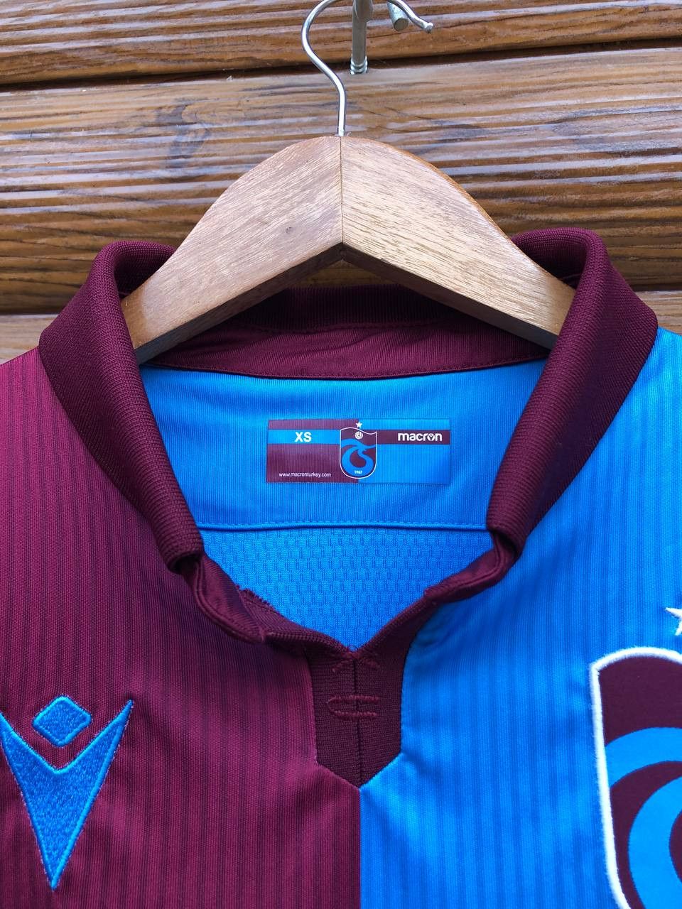 Macron TRABZONSPOR FOOTBALL SHIRT MACRON SOCCER JERSEY Size US XS / EU 42 / 0 - 6 Thumbnail