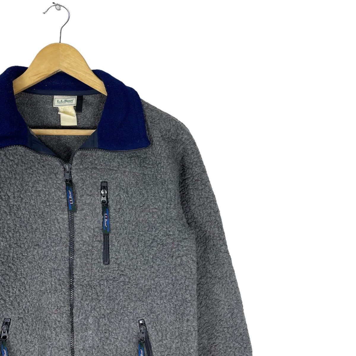L.L. Bean × Vintage ⚡️LL BEAN FLEECE SOFT ZIPPER JACKET Size US S / EU 44-46 / 1 - 3 Thumbnail