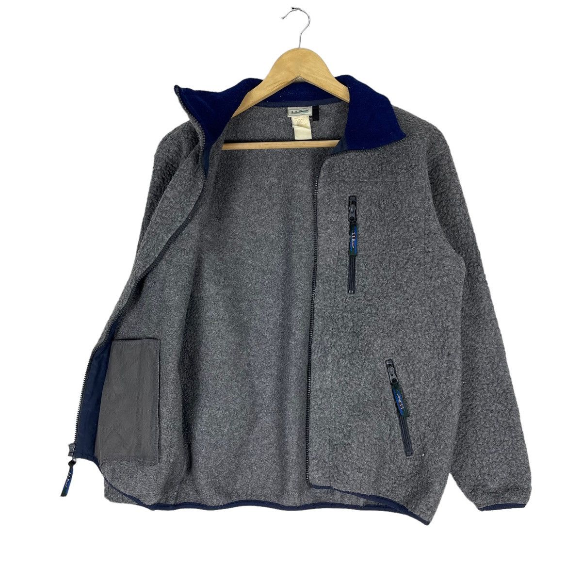 L.L. Bean × Vintage ⚡️LL BEAN FLEECE SOFT ZIPPER JACKET Size US S / EU 44-46 / 1 - 5 Thumbnail