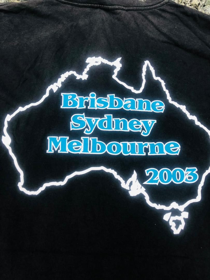 Band Tees Vintage Crossing Over Down Under Tour Designer Fashion style Size US XL / EU 56 / 4 - 5 Thumbnail