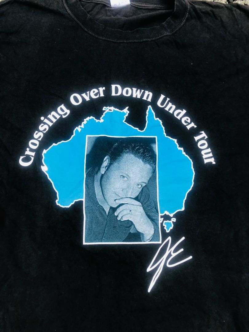 Band Tees Vintage Crossing Over Down Under Tour Designer Fashion style Size US XL / EU 56 / 4 - 4 Thumbnail