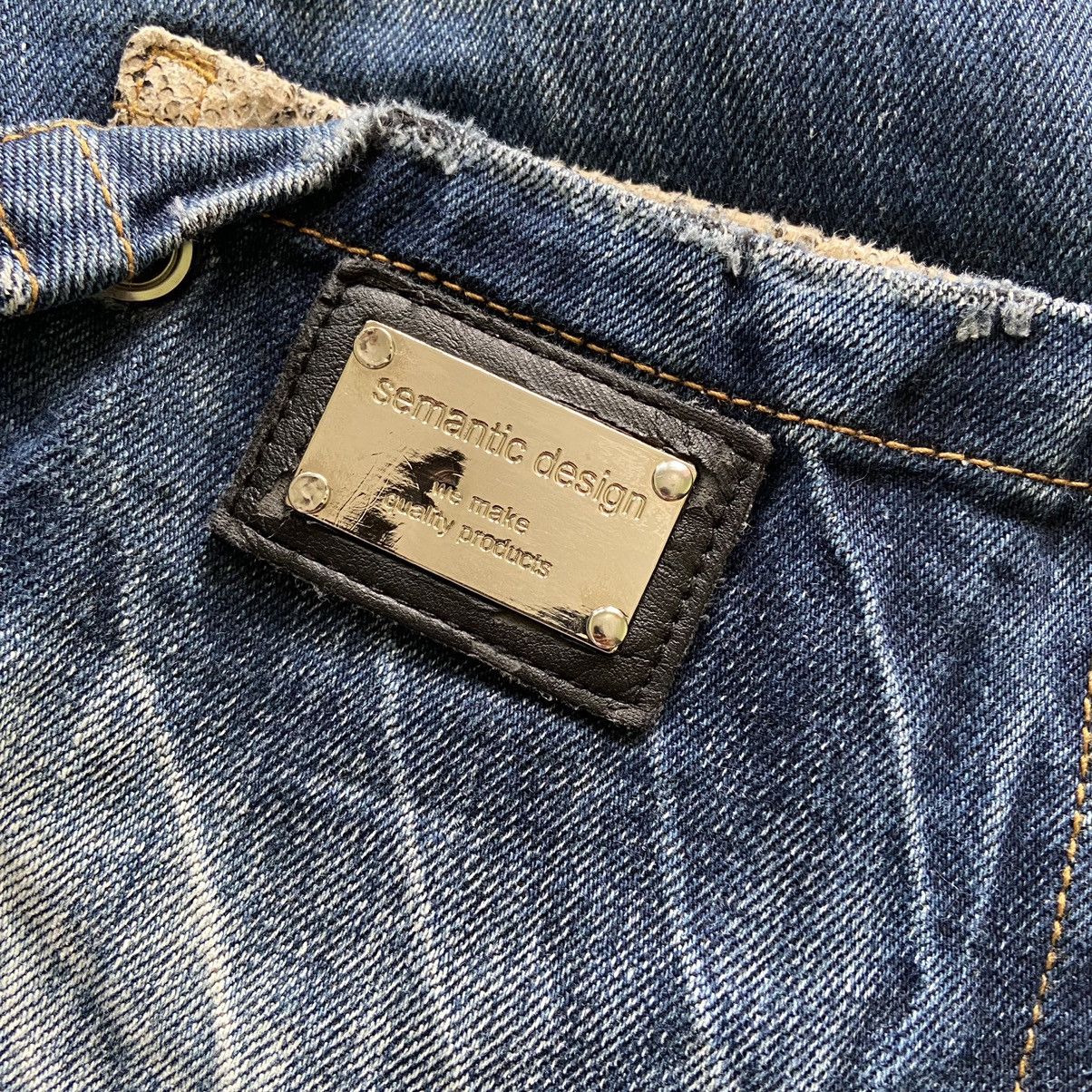 Japanese Brand × semanticdesign Semantic Design Snake Patern Pocket Jeans Size US 31 - 7 Thumbnail