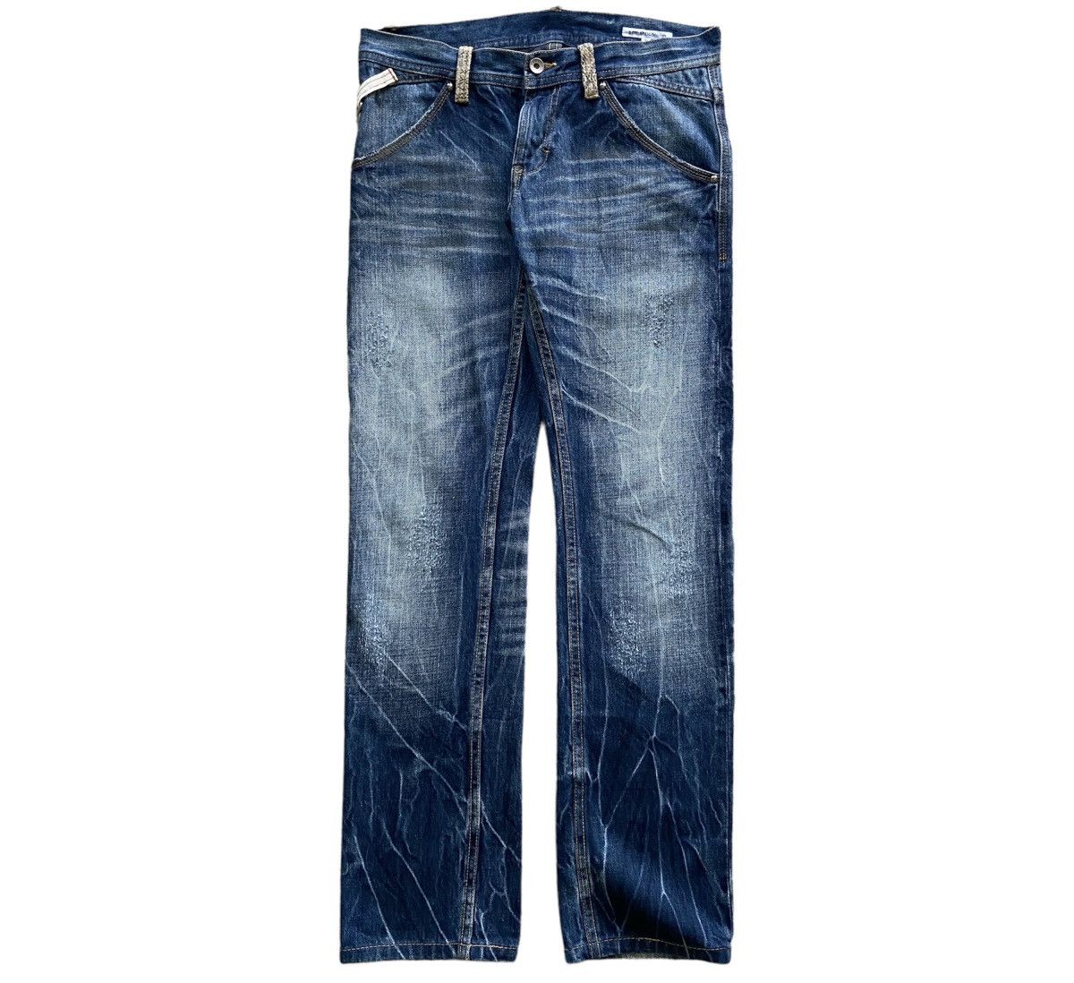 Japanese Brand × semanticdesign Semantic Design Snake Patern Pocket Jeans Size US 31 - 1 Thumbnail