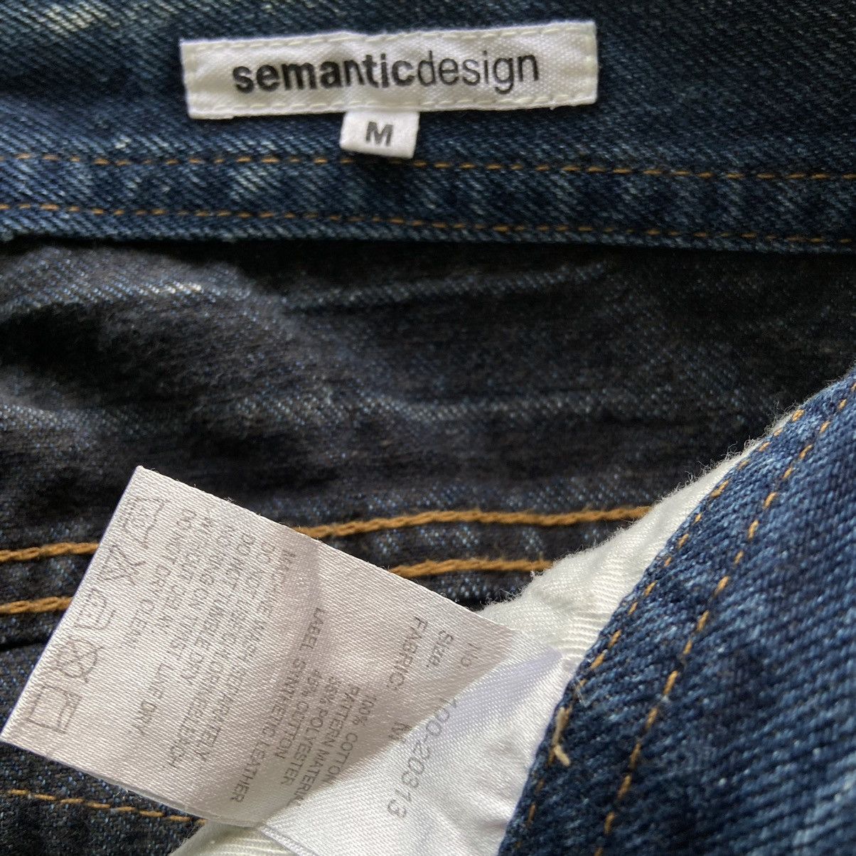 Japanese Brand × semanticdesign Semantic Design Snake Patern Pocket Jeans Size US 31 - 4 Thumbnail