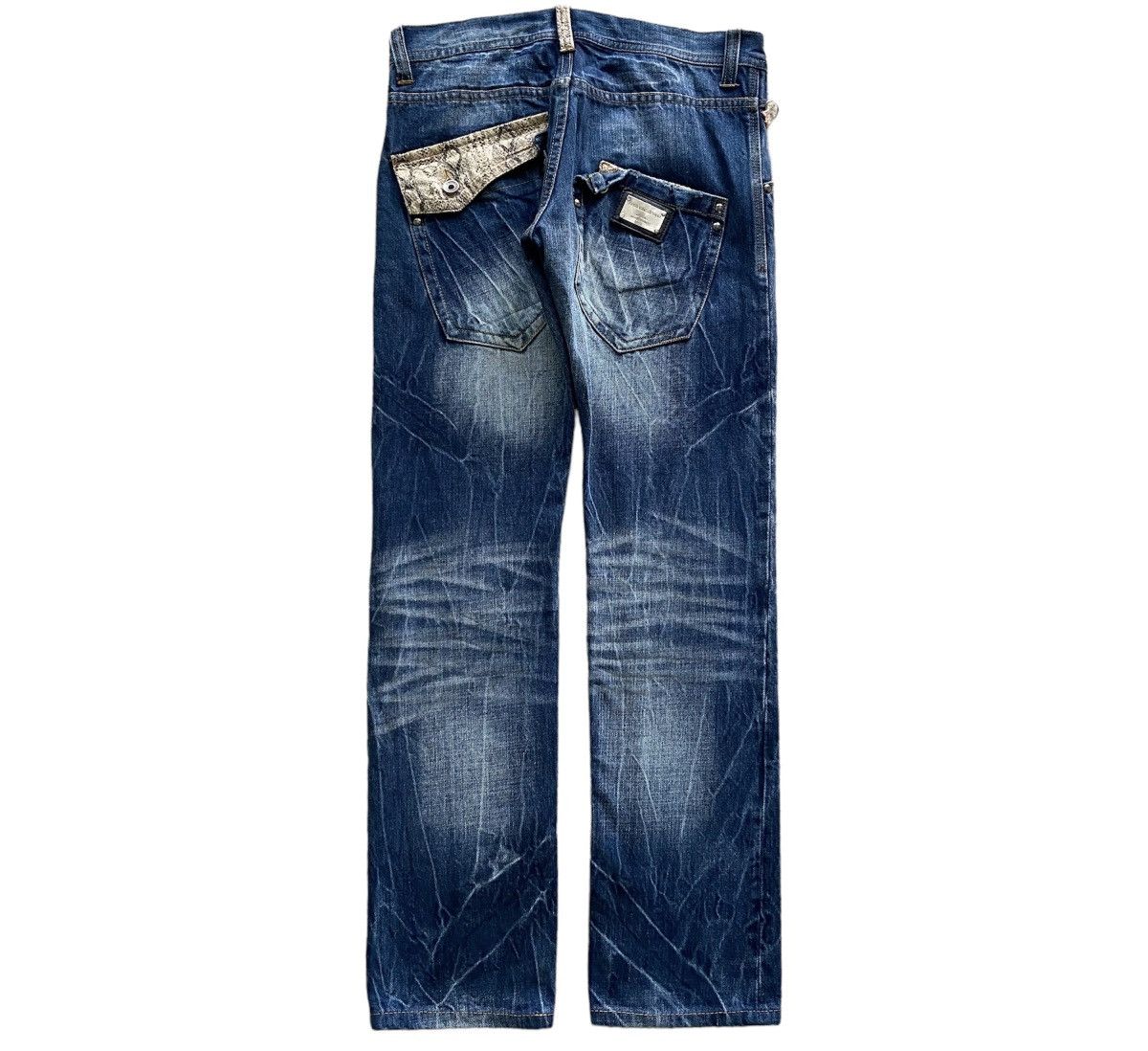 Japanese Brand × semanticdesign Semantic Design Snake Patern Pocket Jeans Size US 31 - 5 Thumbnail