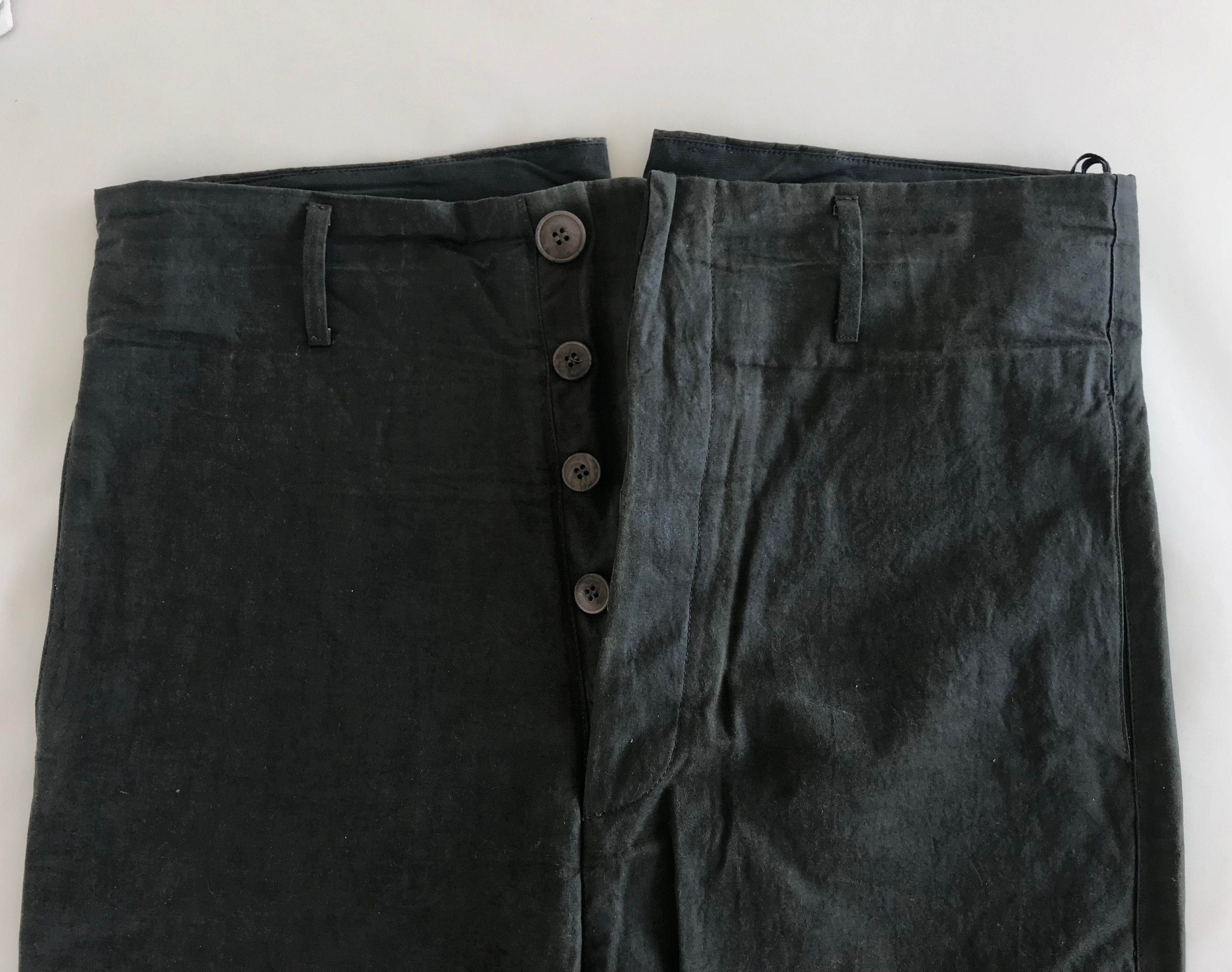 image of Wax Cotton Deepti Pants in Black, Men's (Size 32)