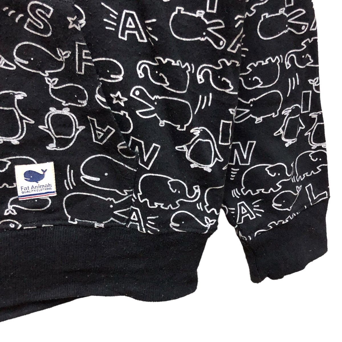 Fat animal fullprint hoodie