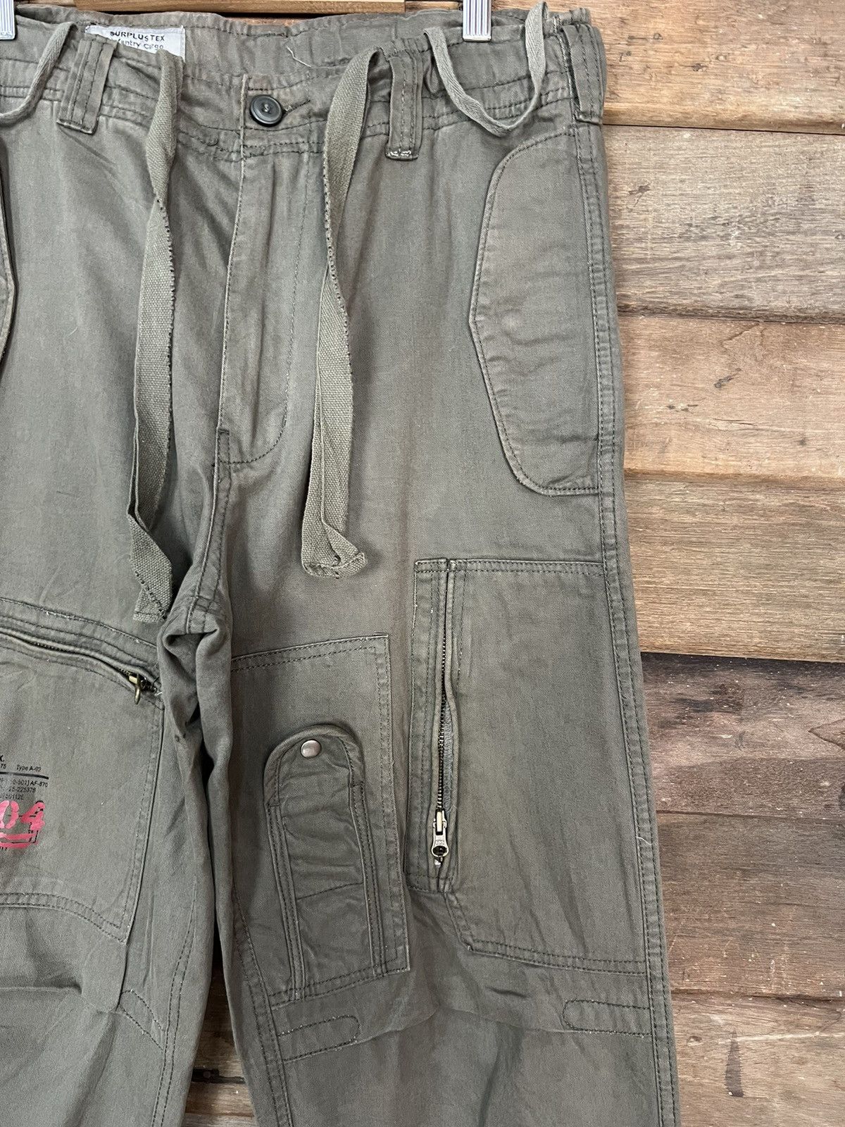 Japanese Brand CARGO PANTS SURPLUS TEX MULTIPOCKET TRAVIS SCOTT STYLE Size US 31 - 6 Thumbnail