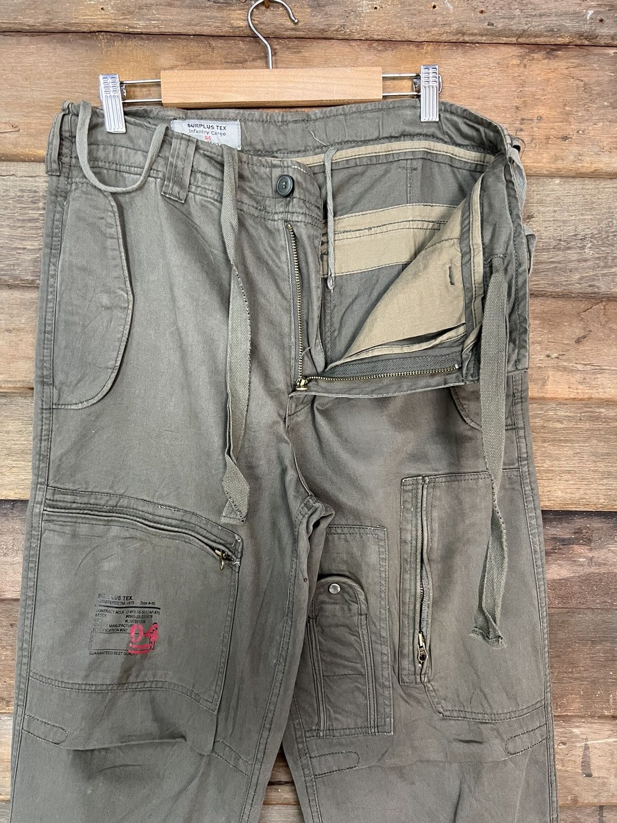 Japanese Brand CARGO PANTS SURPLUS TEX MULTIPOCKET TRAVIS SCOTT STYLE Size US 31 - 12 Thumbnail