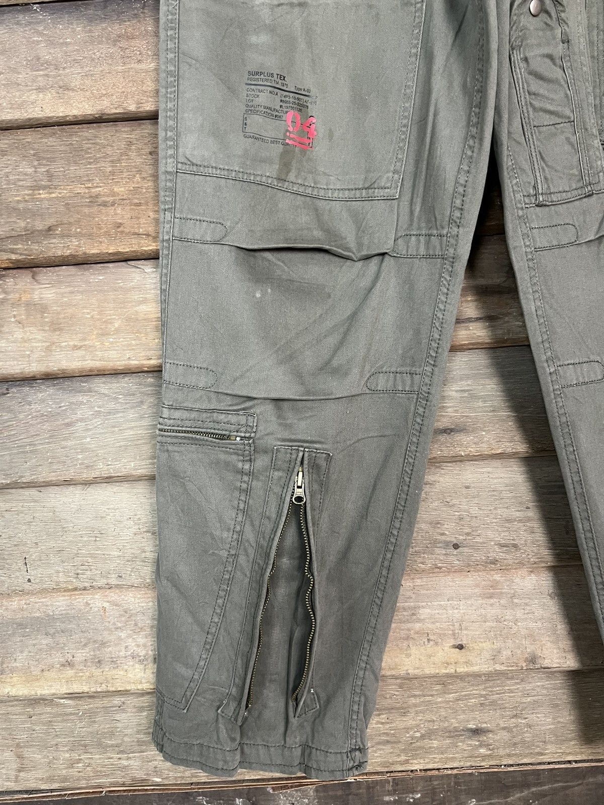 Japanese Brand CARGO PANTS SURPLUS TEX MULTIPOCKET TRAVIS SCOTT STYLE Size US 31 - 7 Thumbnail