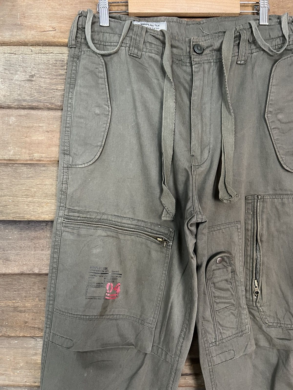 Japanese Brand CARGO PANTS SURPLUS TEX MULTIPOCKET TRAVIS SCOTT STYLE Size US 31 - 5 Thumbnail