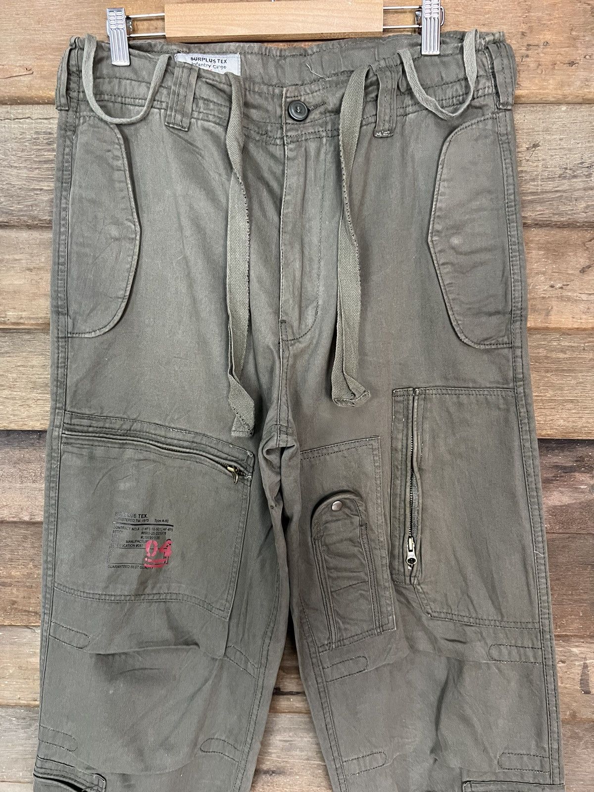 Japanese Brand CARGO PANTS SURPLUS TEX MULTIPOCKET TRAVIS SCOTT STYLE Size US 31 - 3 Thumbnail