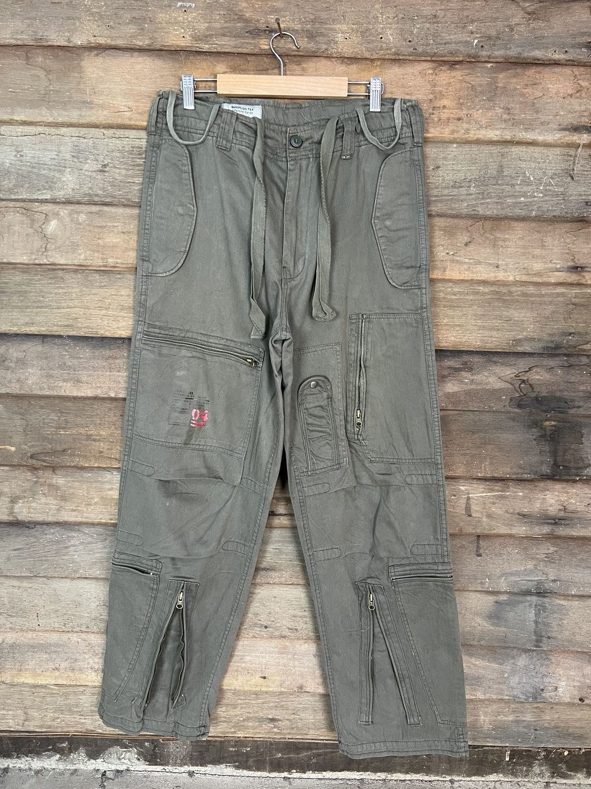Japanese Brand CARGO PANTS SURPLUS TEX MULTIPOCKET TRAVIS SCOTT STYLE Size US 31 - 1 Thumbnail