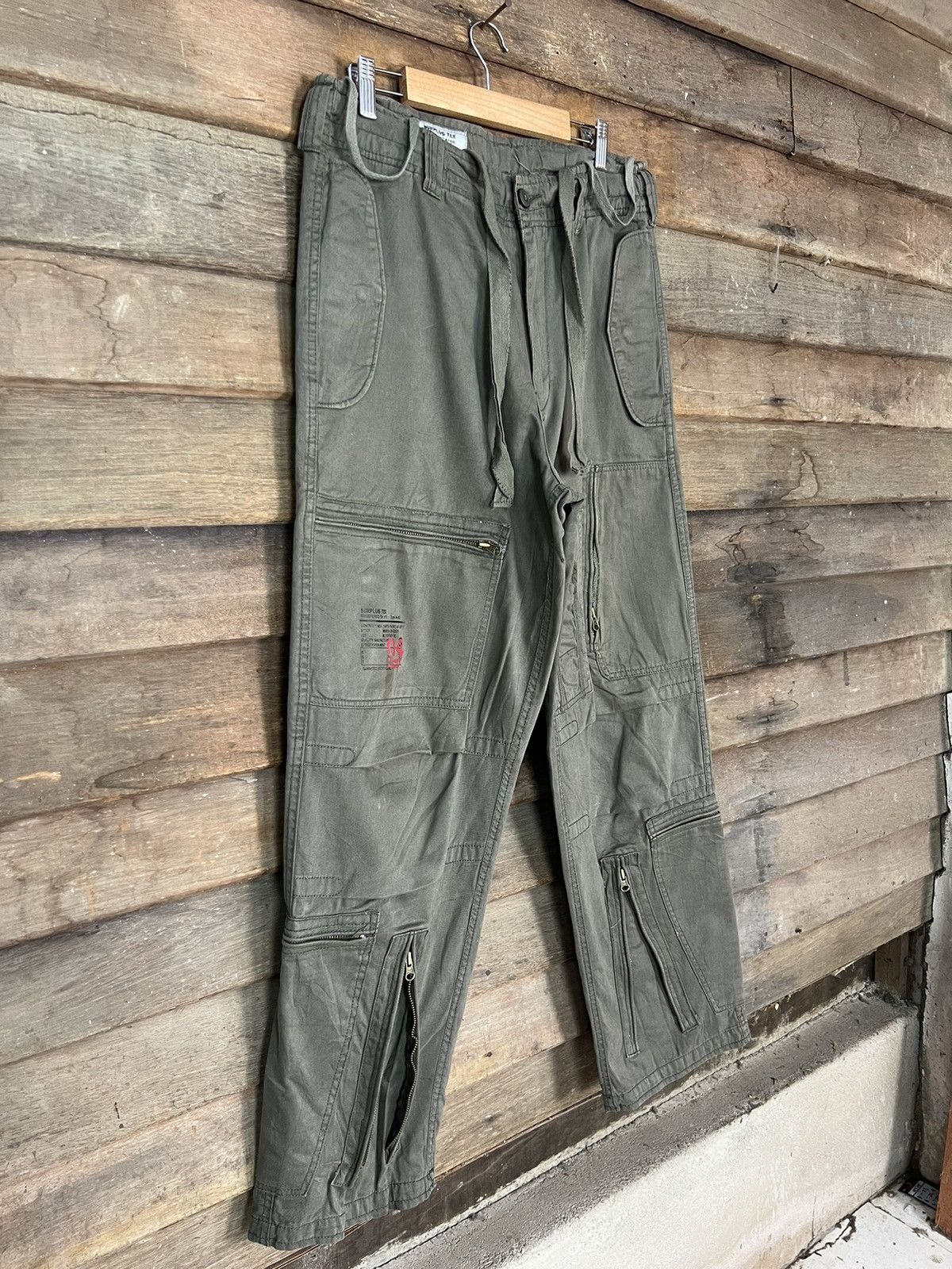 Japanese Brand CARGO PANTS SURPLUS TEX MULTIPOCKET TRAVIS SCOTT STYLE Size US 31 - 11 Thumbnail