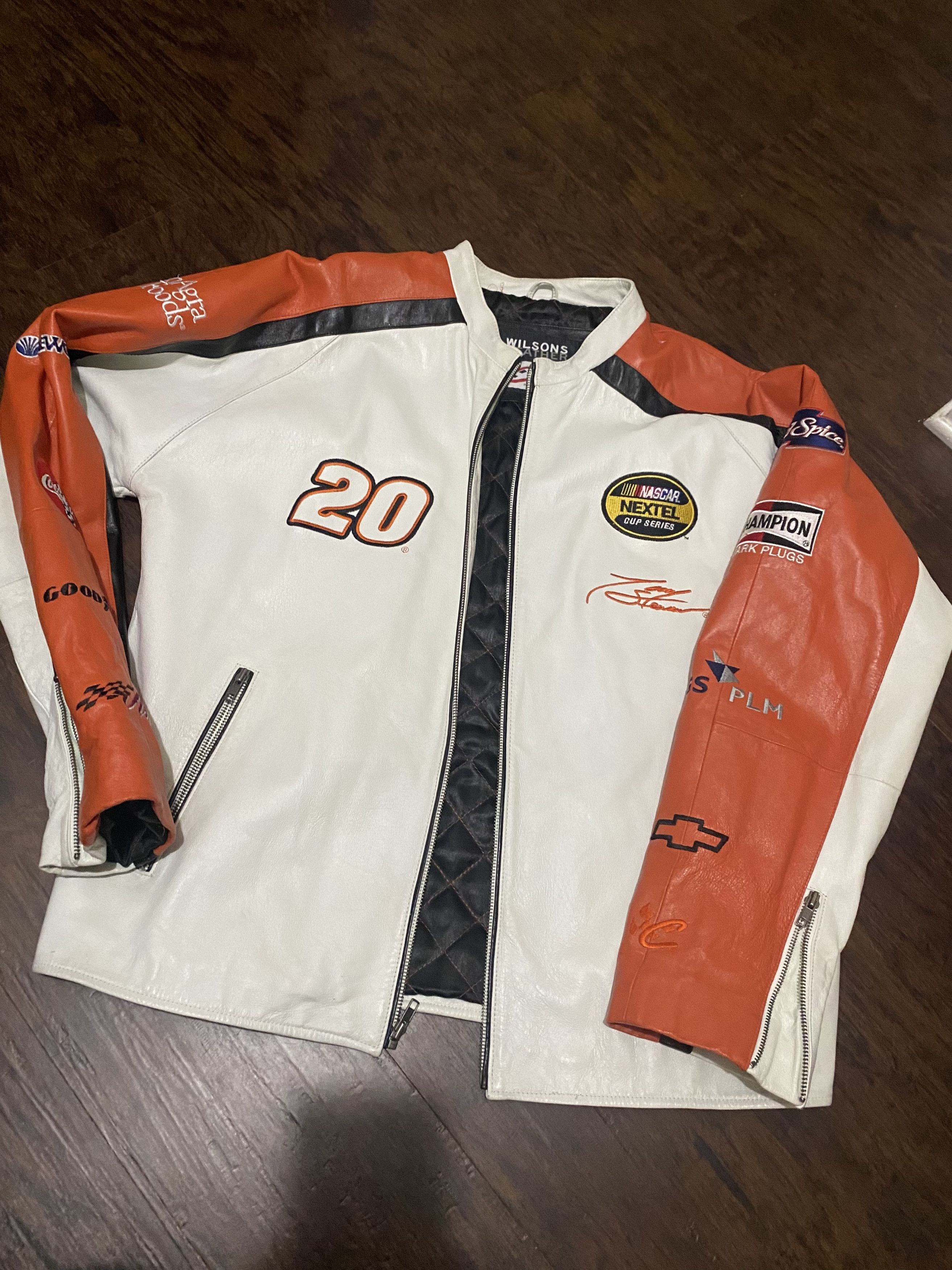 Chase Authentics × Jeff Hamilton × Wilsons Leather Vintage Chase Authentics NASCAR Stewart sz L leather jacket Size US L / EU 52-54 / 3 - 1 Thumbnail