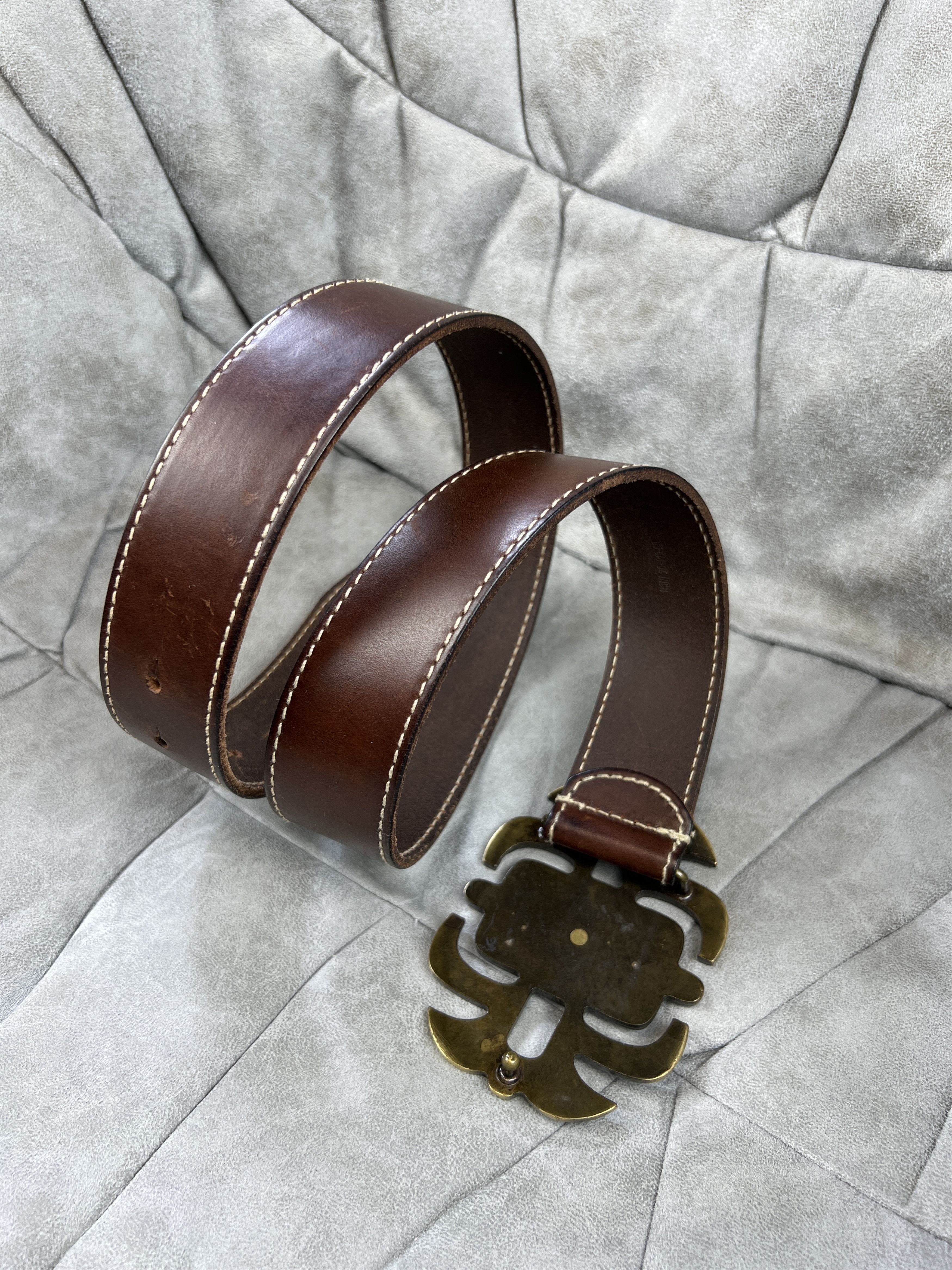 DOLCE&GABBANAのバックル （Dolce & Gabbana DG-buckle leopard