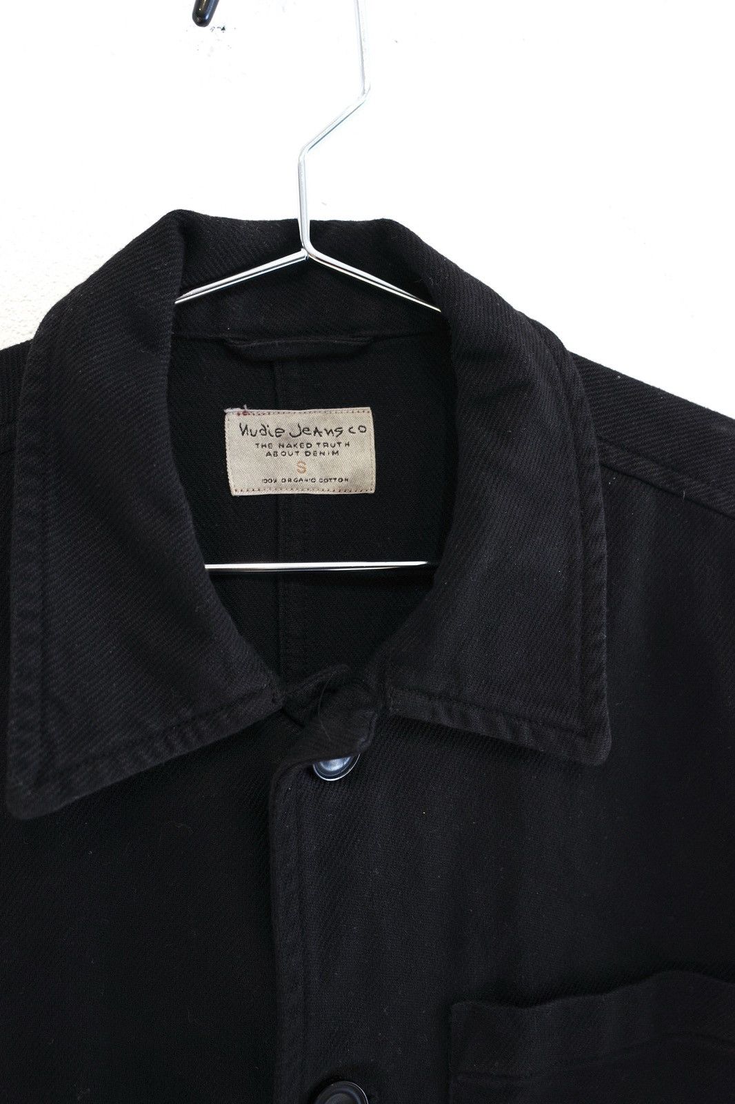 Nudie Jeans Nudie Bakers French Core Work Jacket Black Size US S / EU 44-46 / 1 - 2 Thumbnail