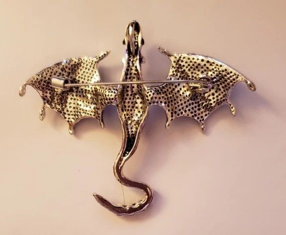 Jewelry Enamel Dragon Brooche Size ONE SIZE - 4 Thumbnail