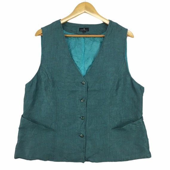 Vtg BRUNO PIATTELLI ITALY Jacket Vest Sweater Casual