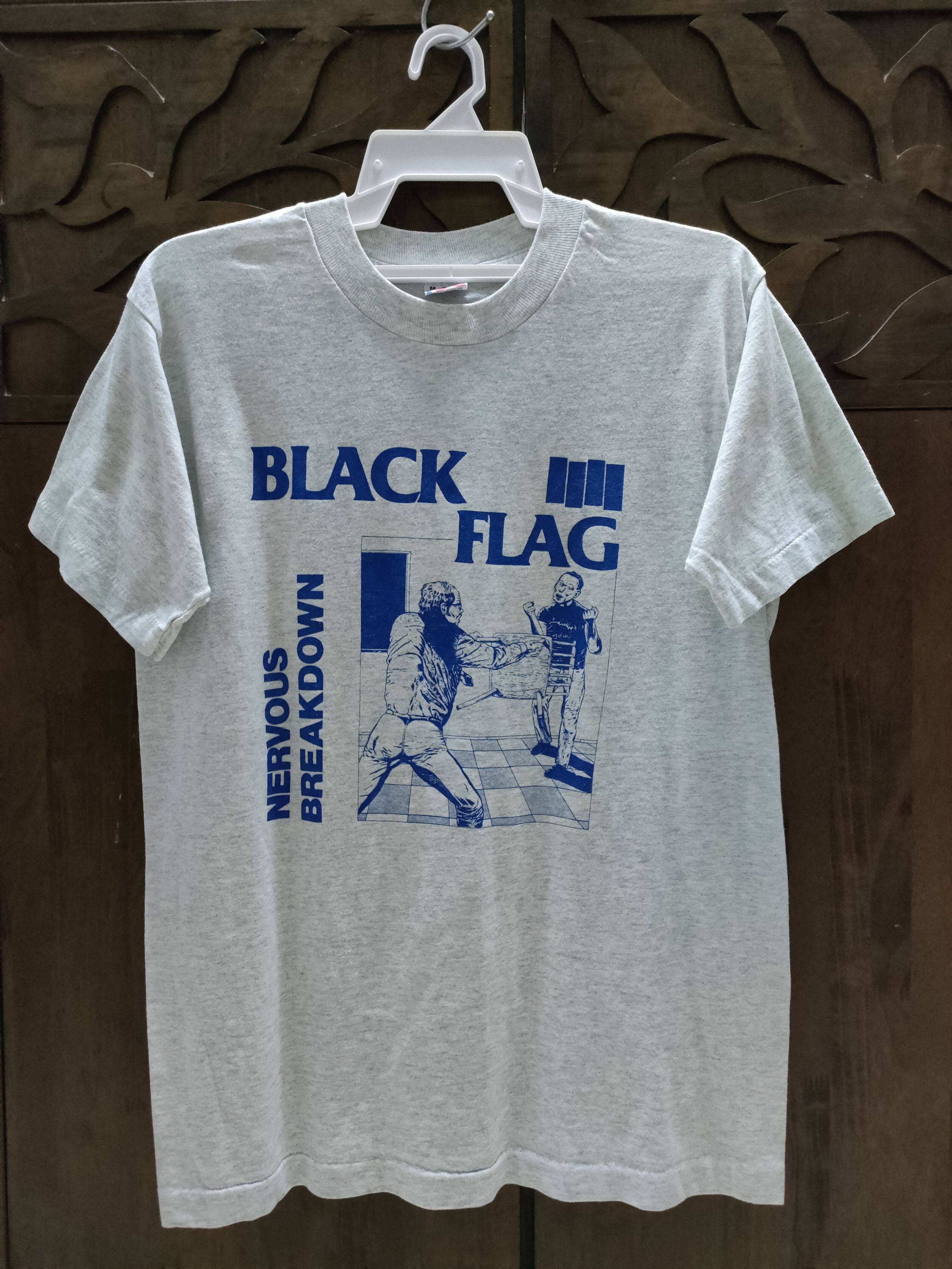90s Vintage Black Flag Nervous Breakdown Music Punk Tee