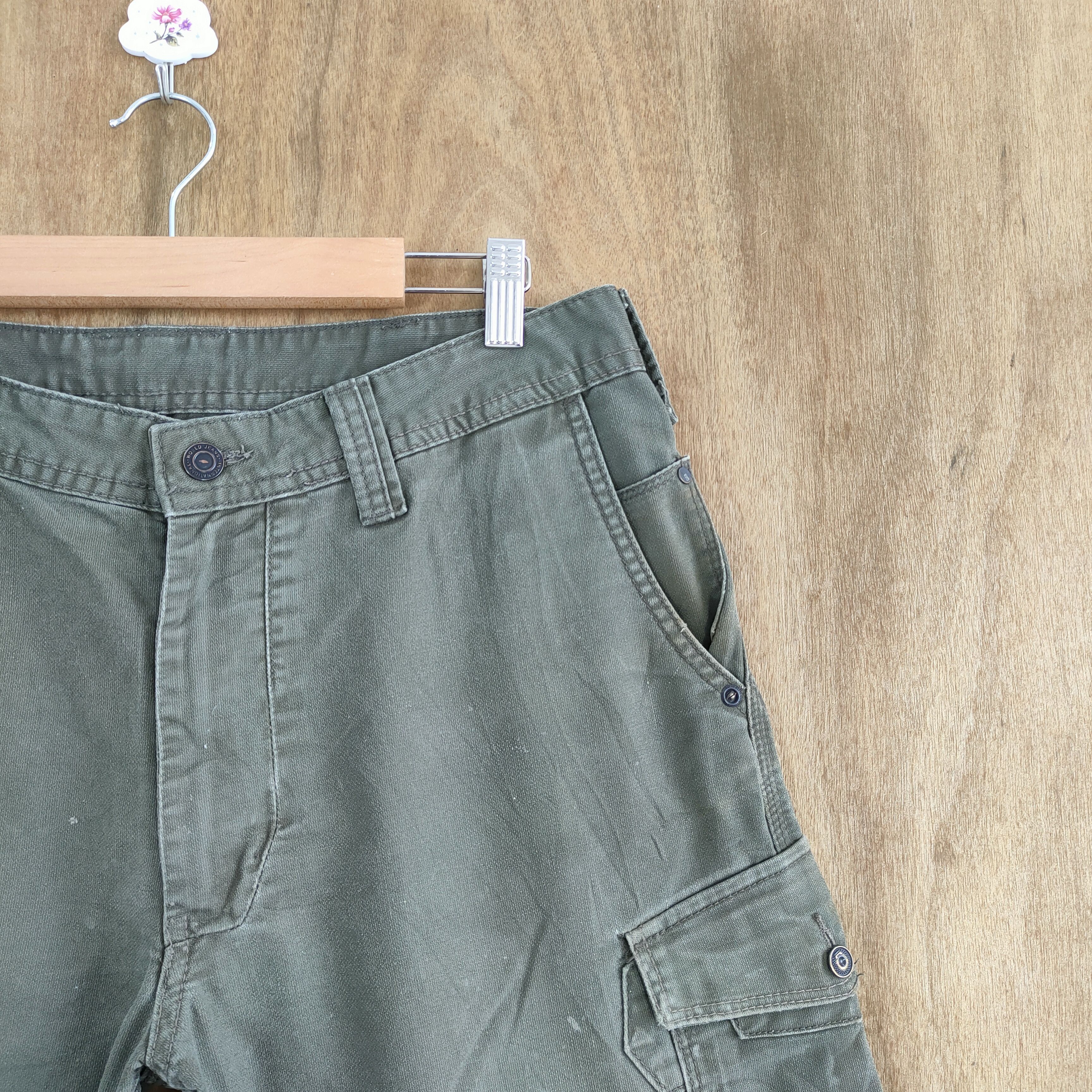 Japanese Brand VINTAGE EVENRIVER FADED CARGO PANTS Size US 34 / EU 50 - 6 Thumbnail