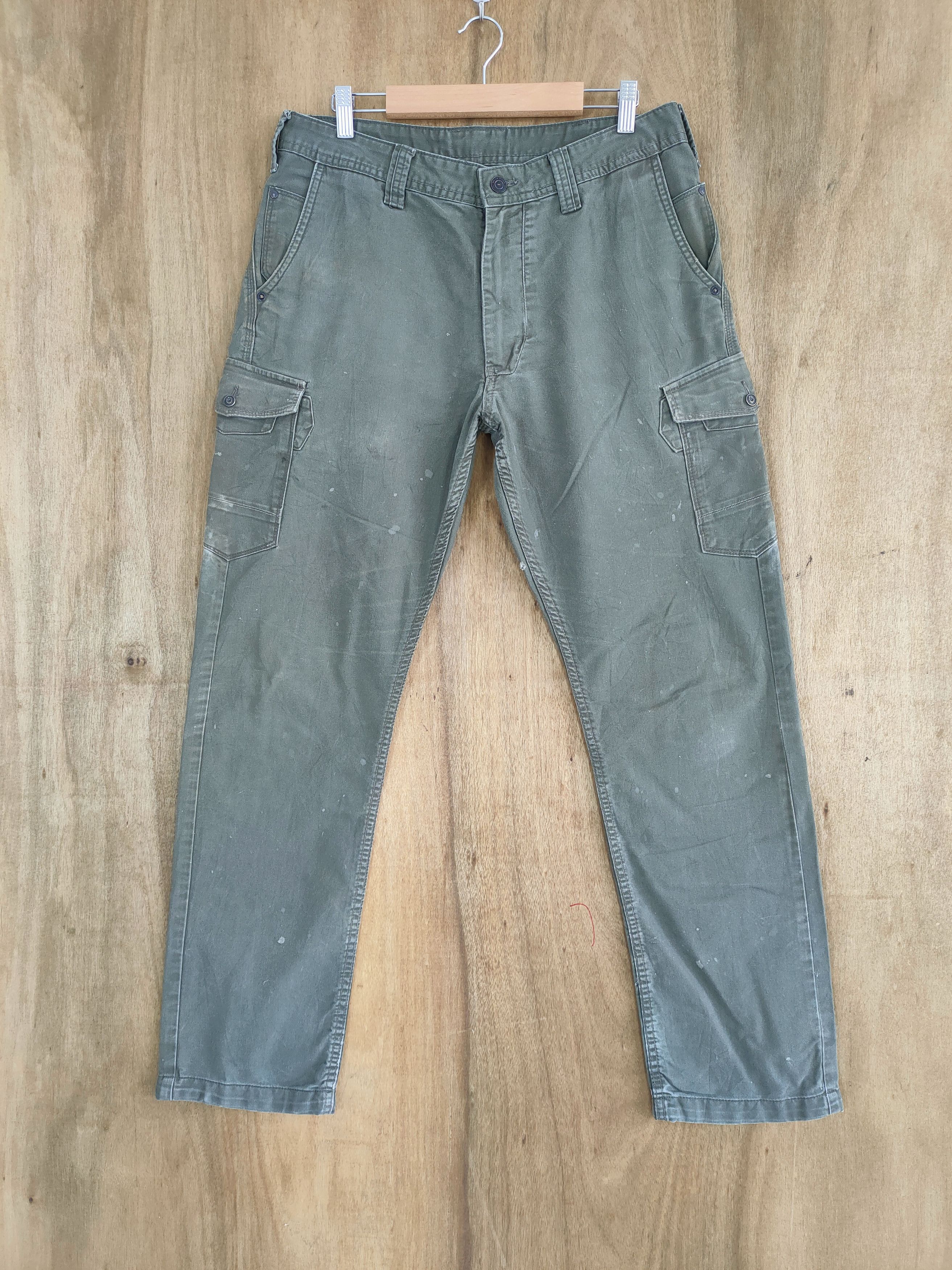 Japanese Brand VINTAGE EVENRIVER FADED CARGO PANTS Size US 34 / EU 50 - 1 Thumbnail